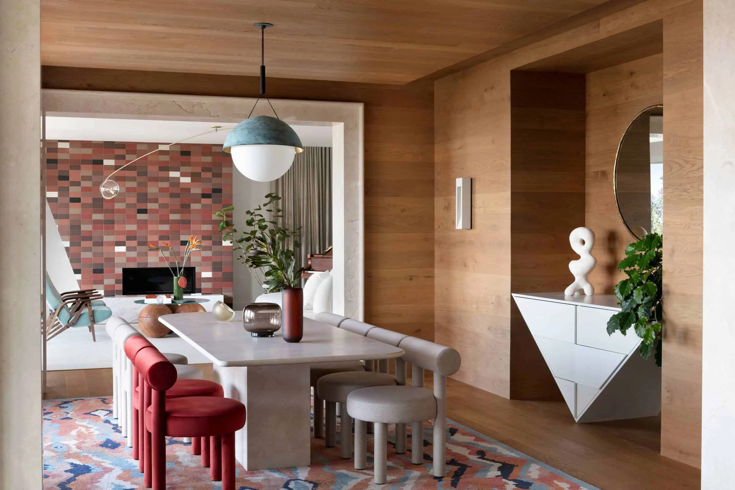 15 Creative Mid-century Modern Dining Room Ideas with Vintage Charm