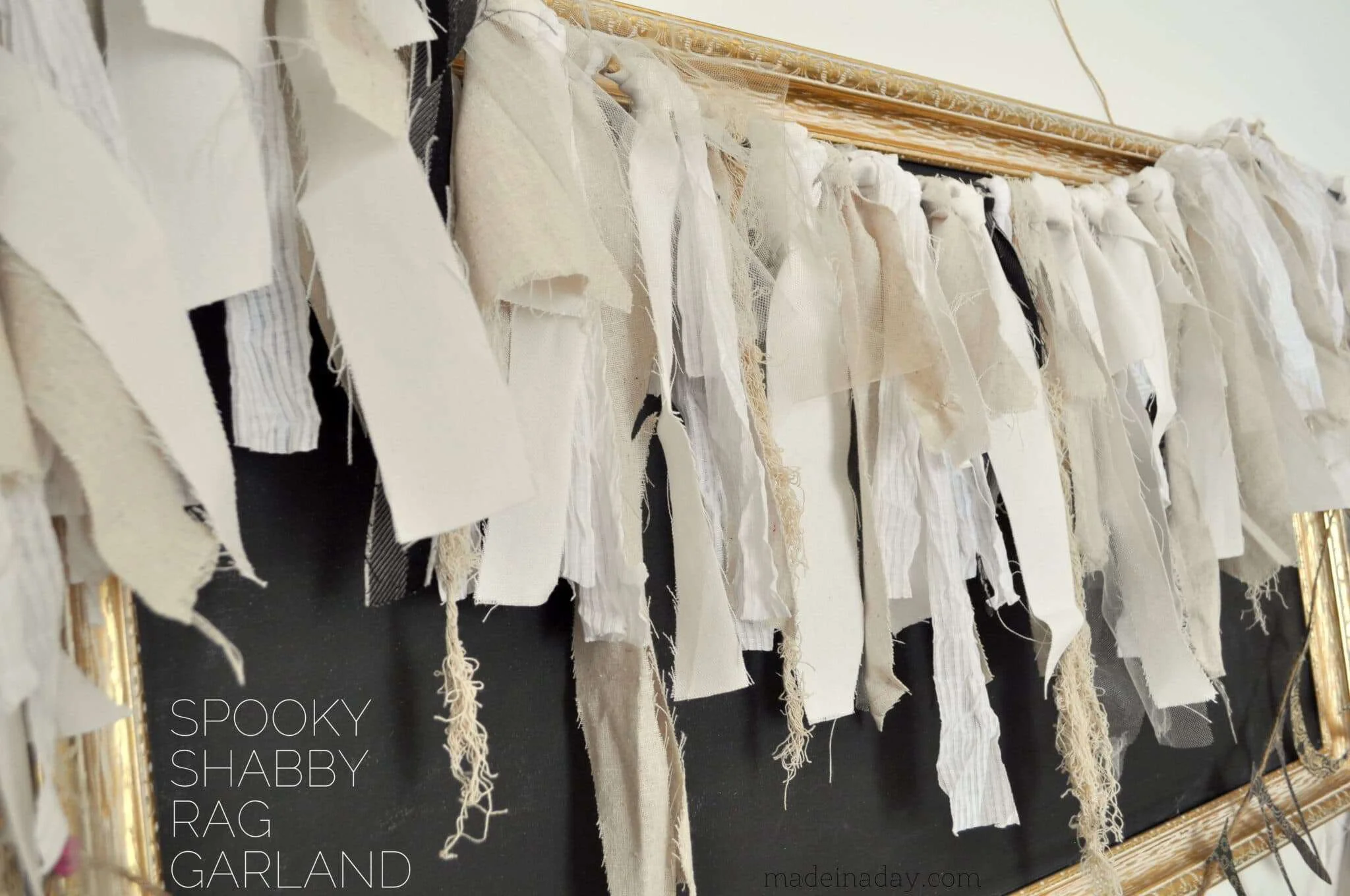 Black Cat Garland for a Playful Twist