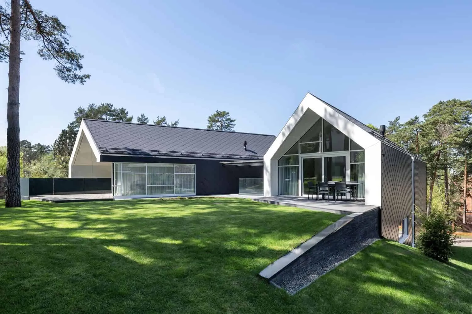 Two-Story House by ArchLAB Studio: Cozy Retreat Amidst Pine Forests in Vilnius