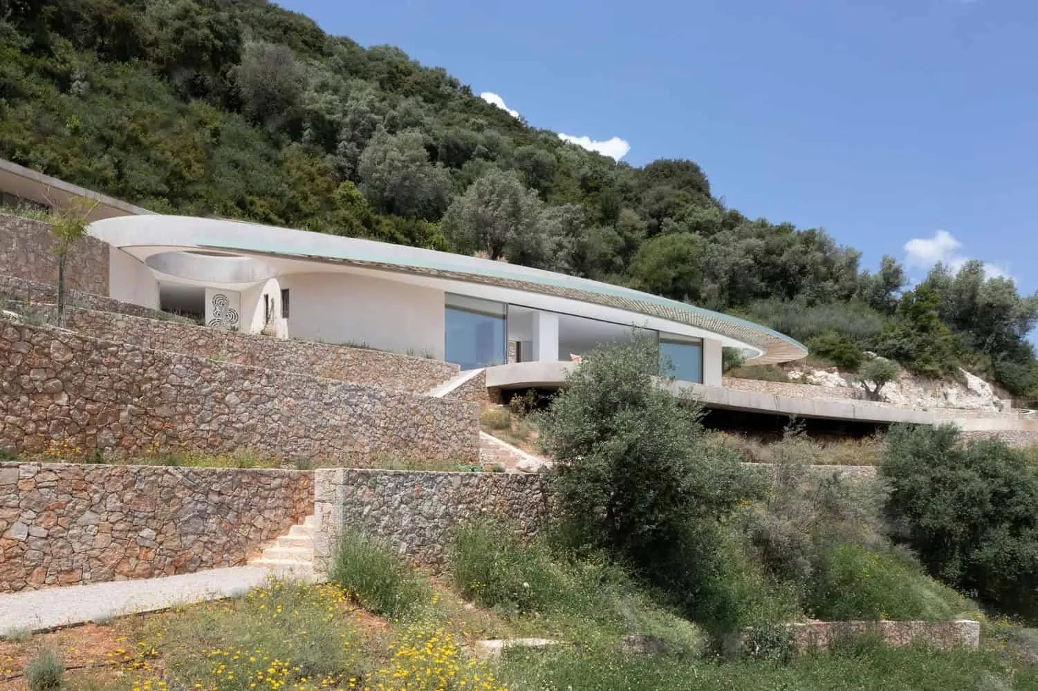 THYTA House: Sustainable Mountain Resort on Lefkada, Greece