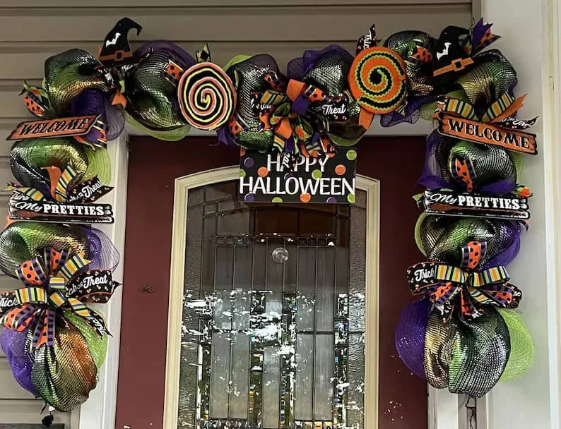 Construye tu propia guirnalda de halloween para un toque personal