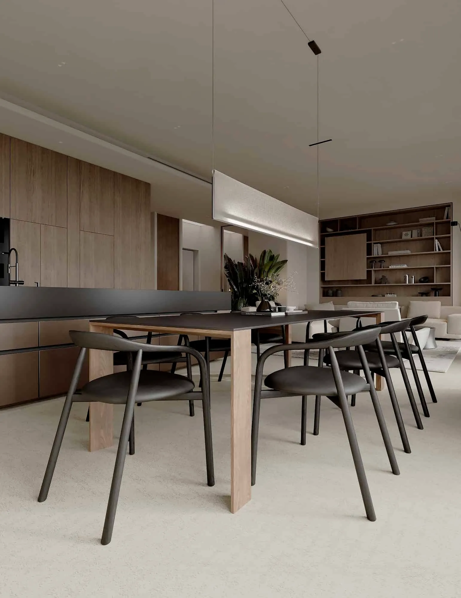 阿拉木图 Kvadrat 建筑师的公寓设计：现代生活的放松内饰