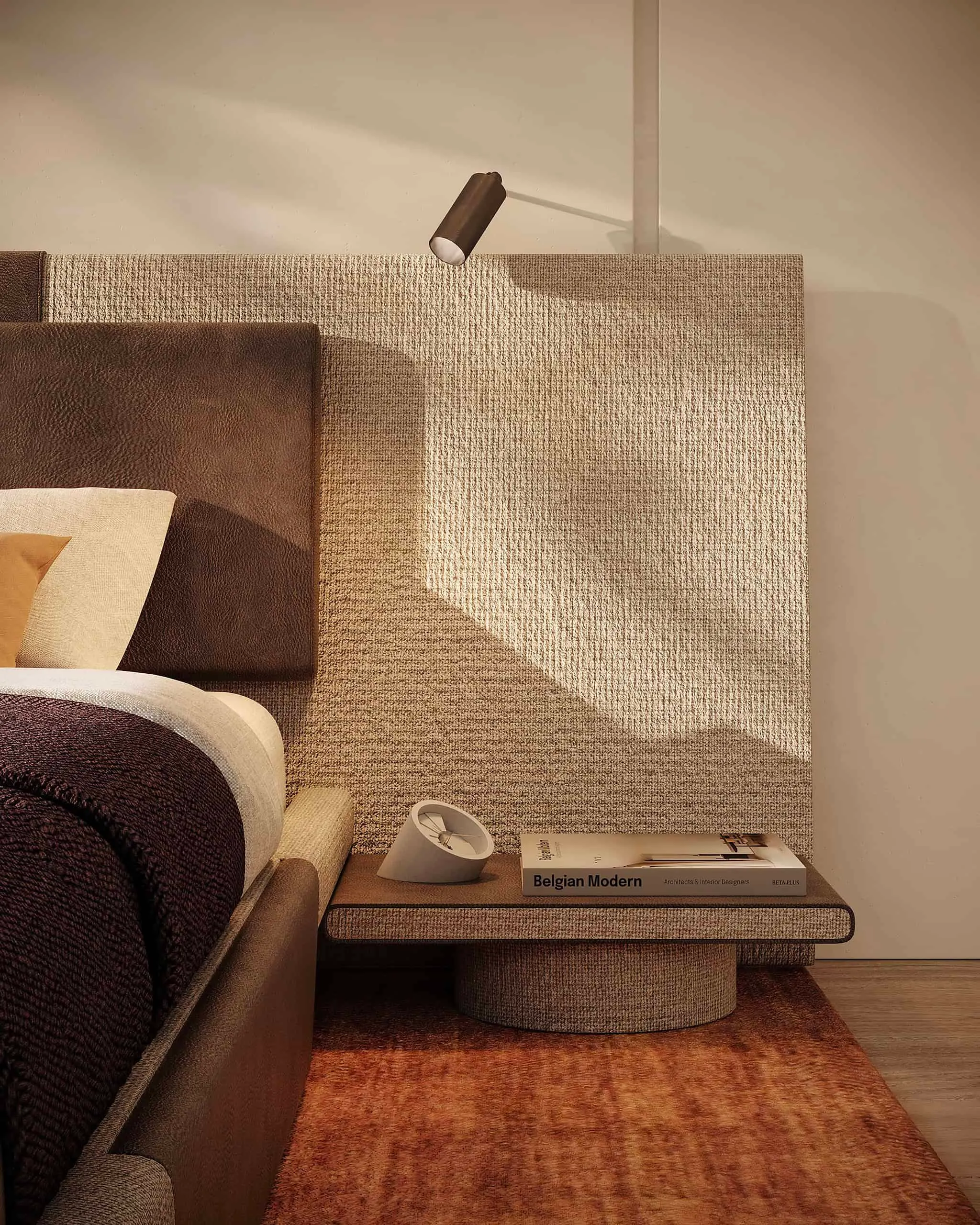 莫斯科Kerimov Architects设计的两层公寓：温暖极简主义研究