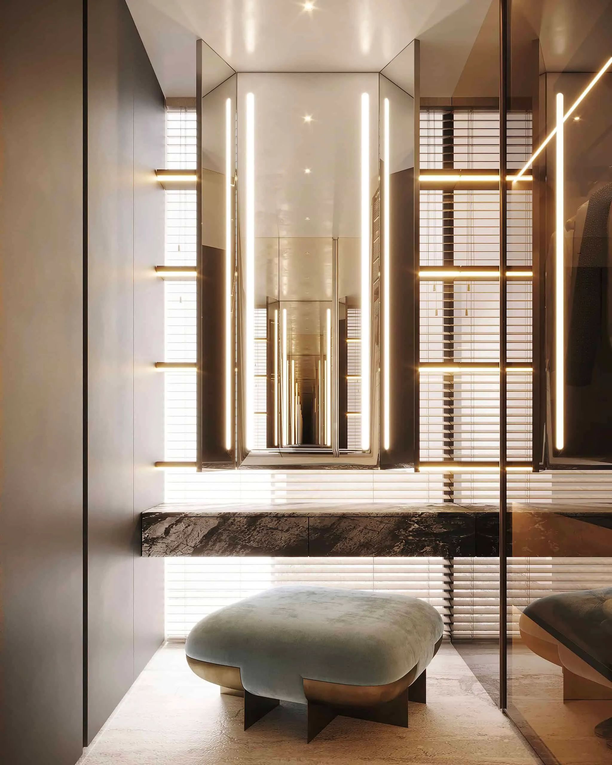 莫斯科Kerimov Architects设计的两层公寓：温暖极简主义研究