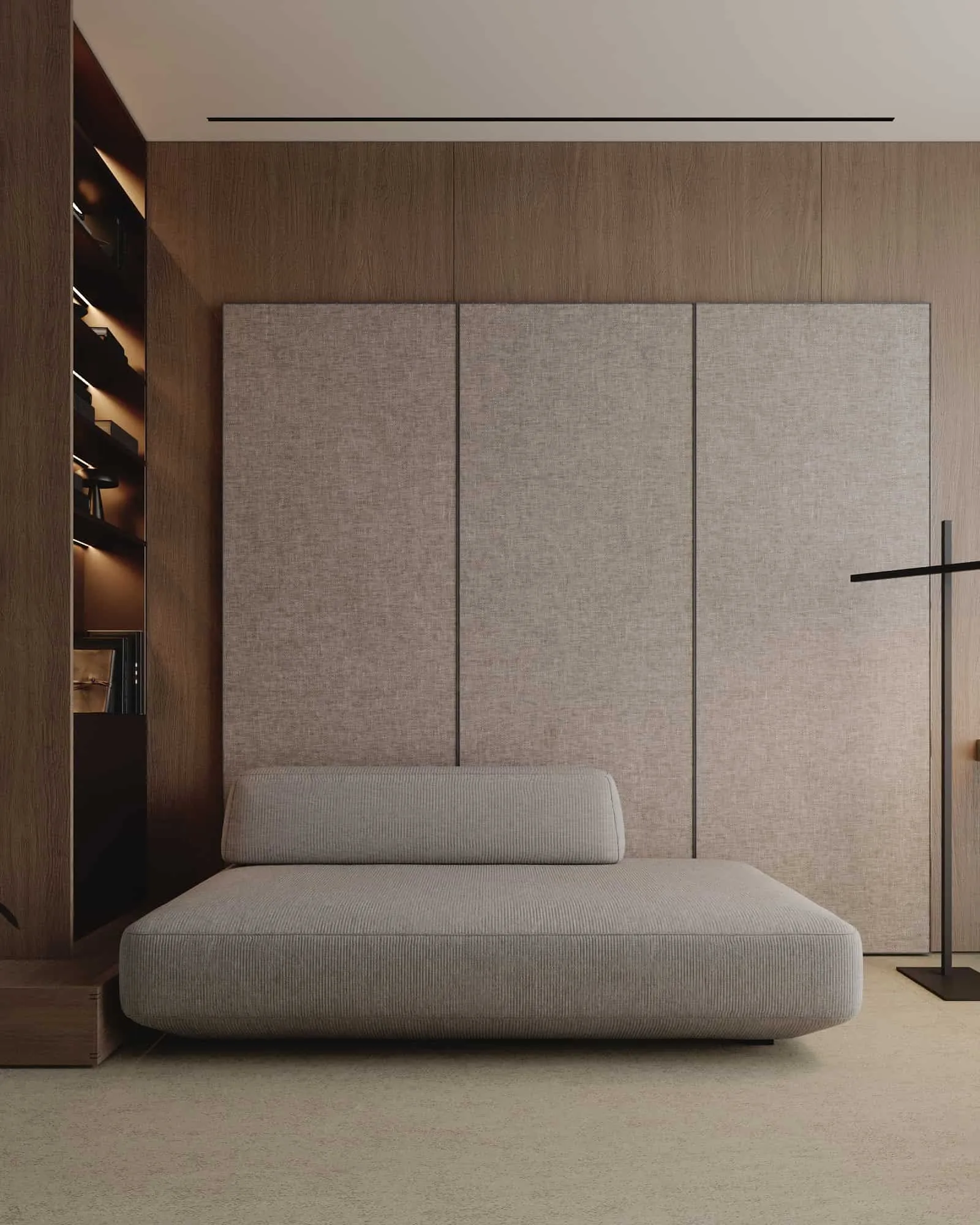 阿拉木图 Kvadrat 建筑师的公寓设计：现代生活的放松内饰