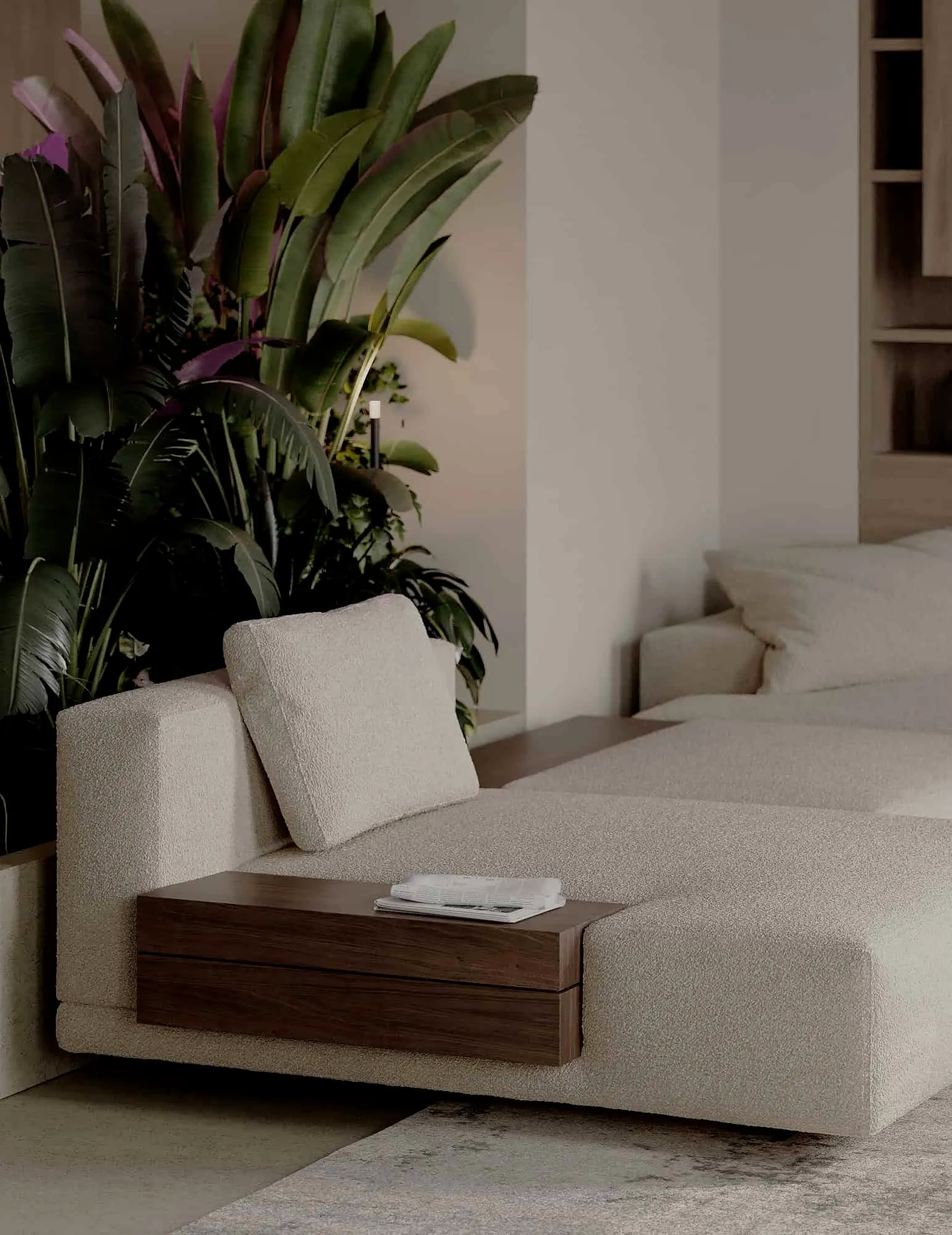 阿拉木图 Kvadrat 建筑师的公寓设计：现代生活的放松内饰