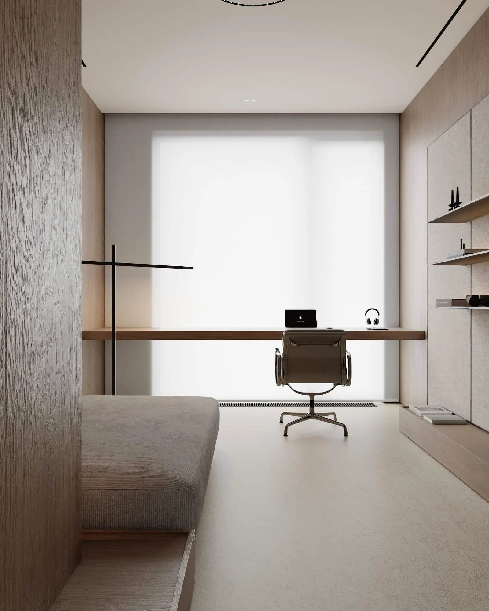 阿拉木图 Kvadrat 建筑师的公寓设计：现代生活的放松内饰