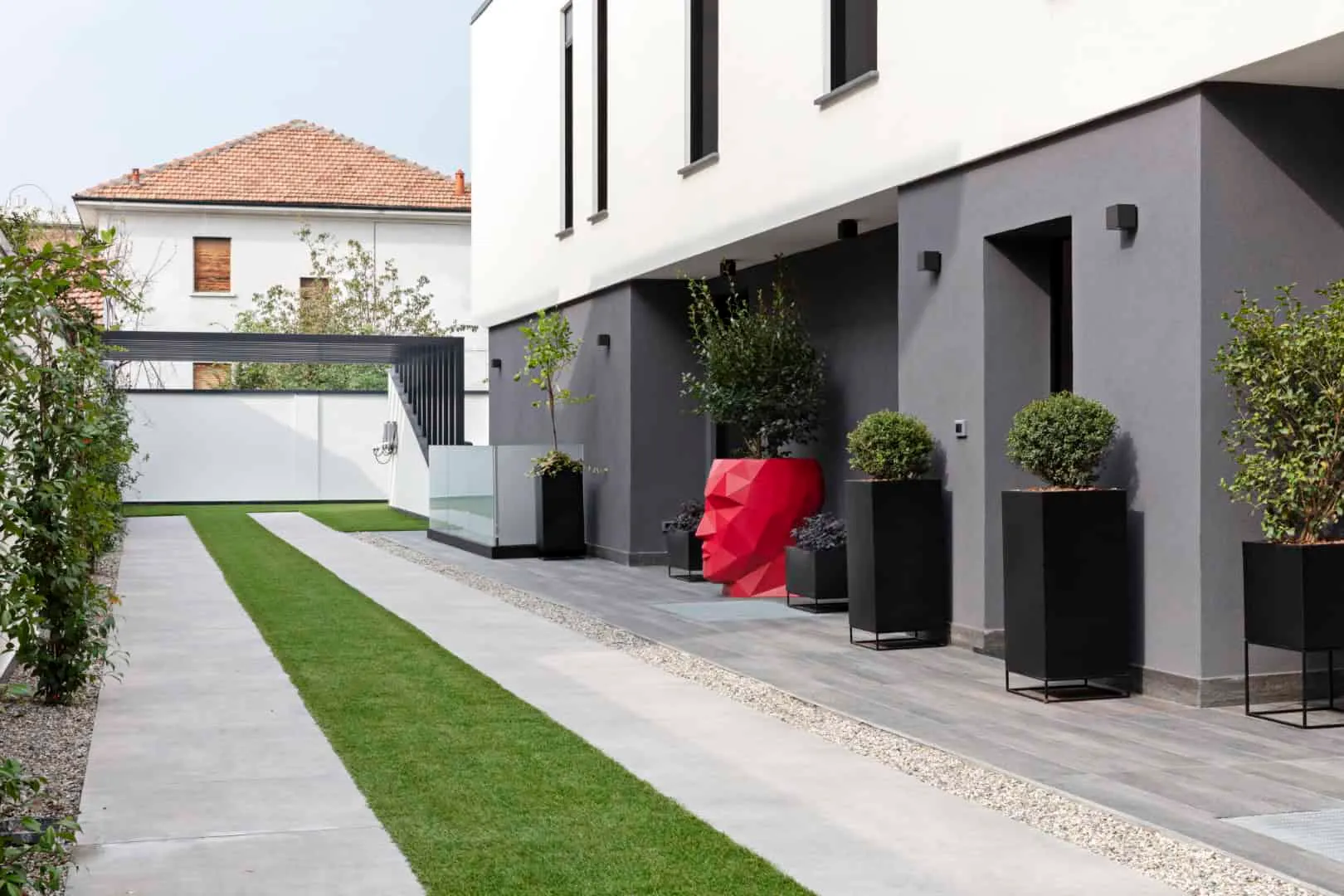 马尔泰萨纳，安尼切建筑事务所的奢华别墅：米兰郊区的几何杰作