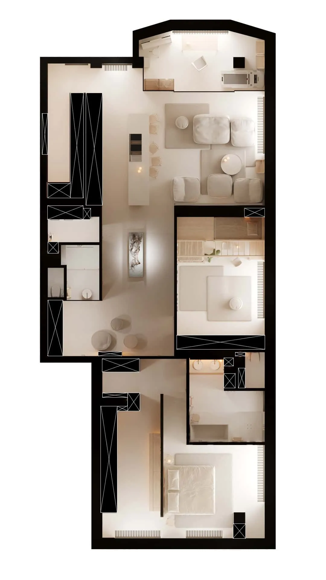 NT3H от Sirotov Architects: Минималистичный дизайн, сочетающий природу и современную архитектуру