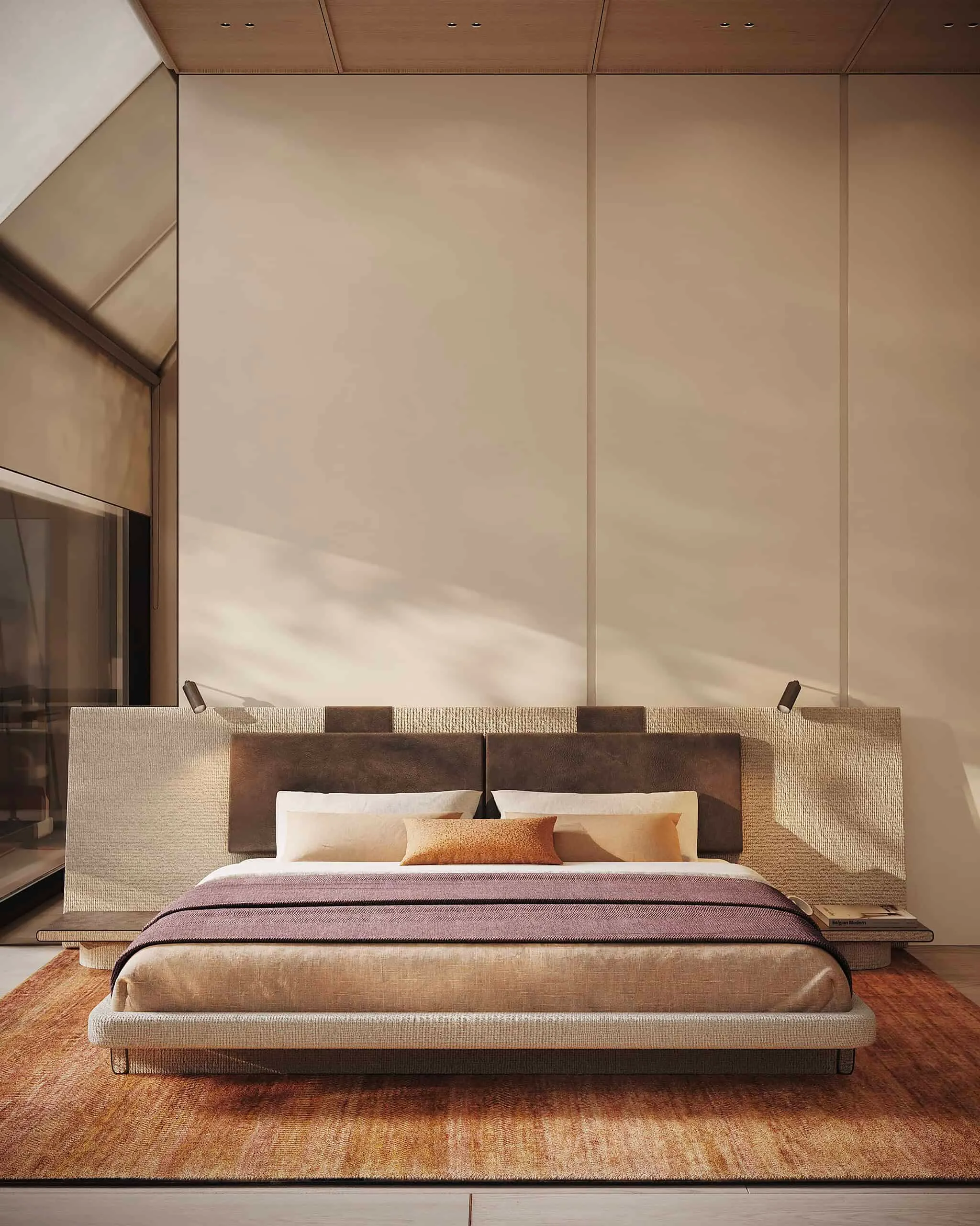 莫斯科Kerimov Architects设计的两层公寓：温暖极简主义研究