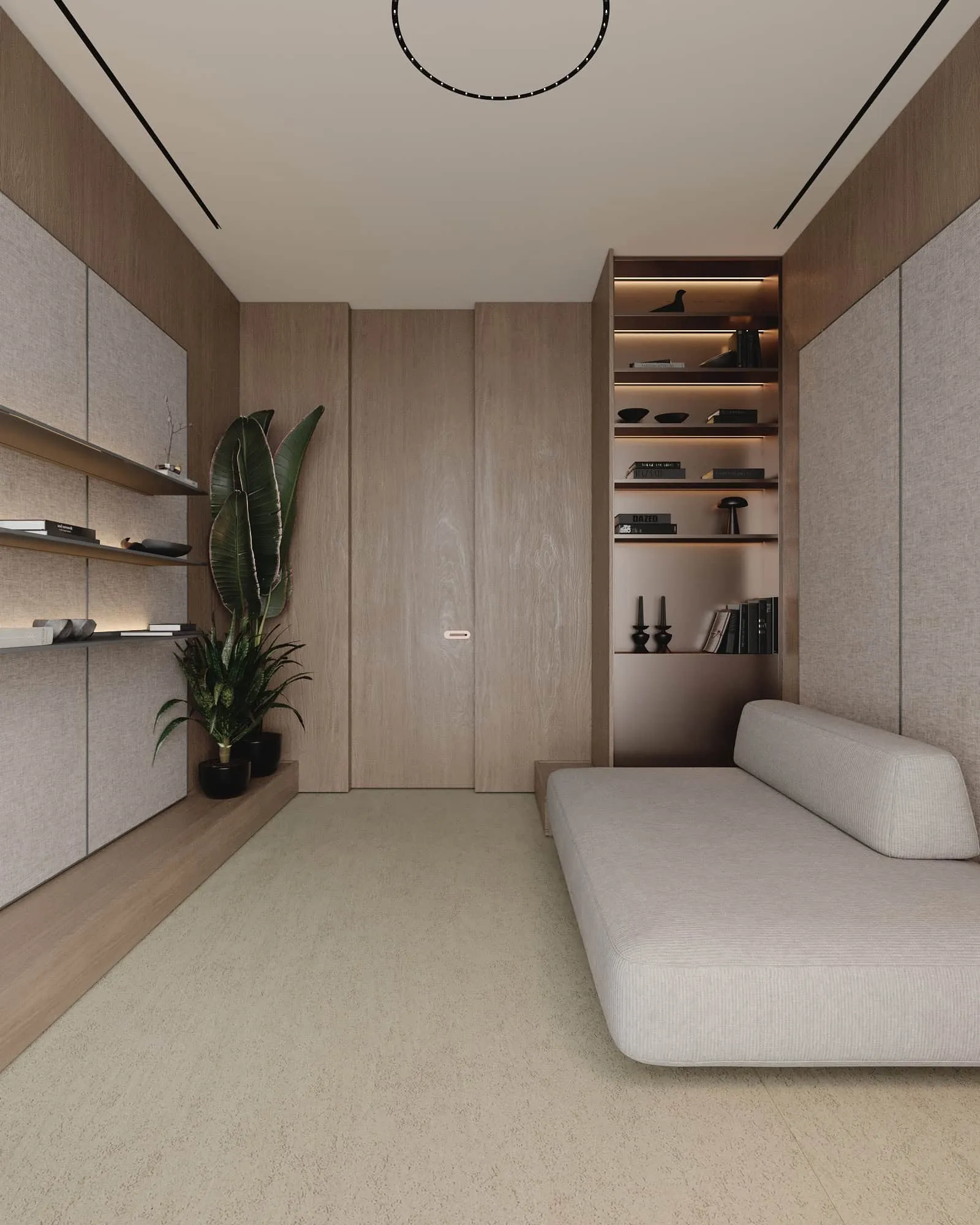 阿拉木图 Kvadrat 建筑师的公寓设计：现代生活的放松内饰