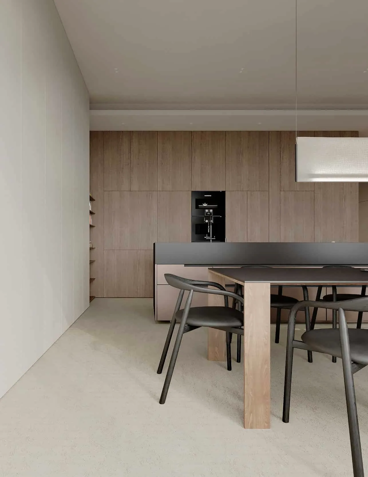 阿拉木图 Kvadrat 建筑师的公寓设计：现代生活的放松内饰