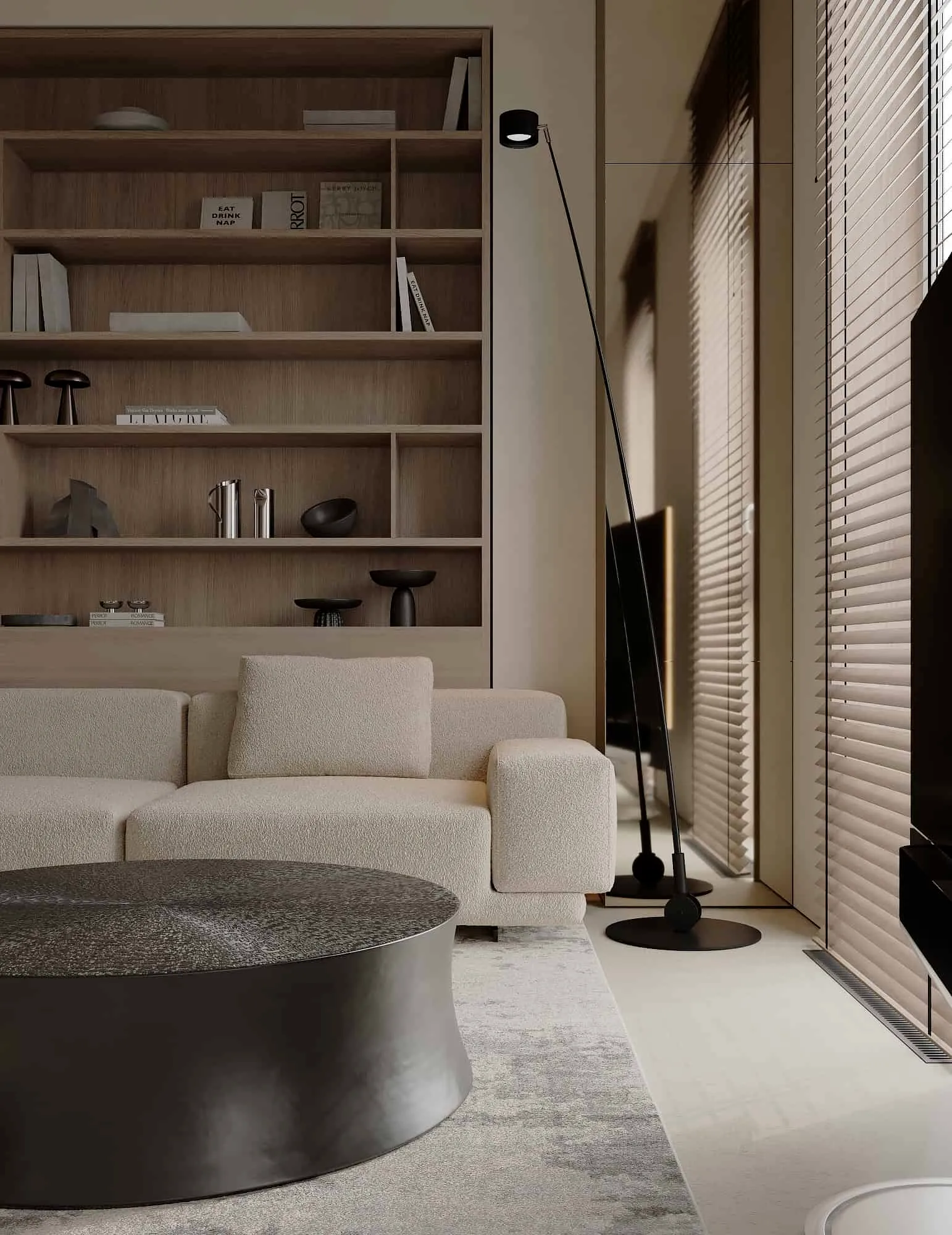 阿拉木图 Kvadrat 建筑师的公寓设计：现代生活的放松内饰