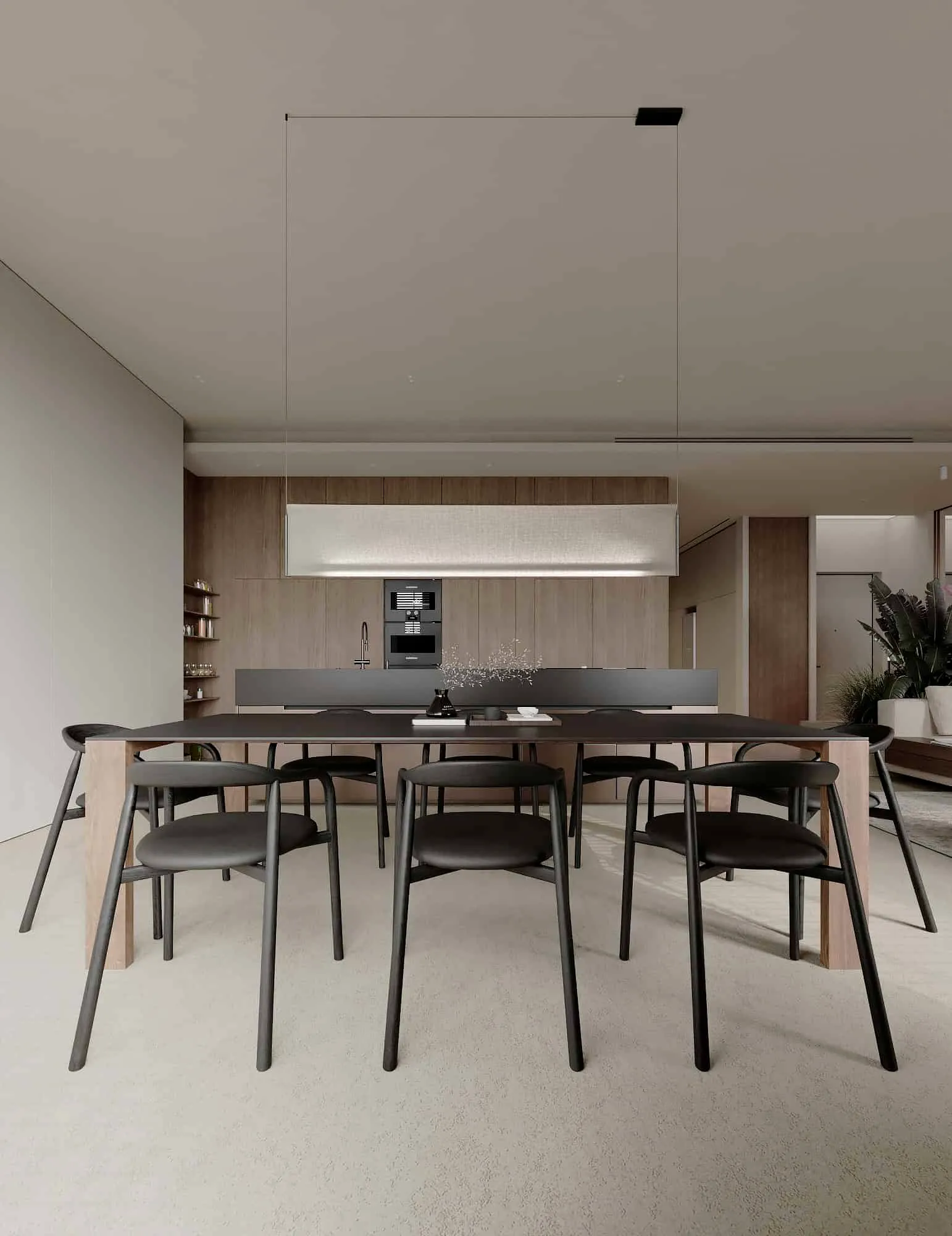 阿拉木图 Kvadrat 建筑师的公寓设计：现代生活的放松内饰