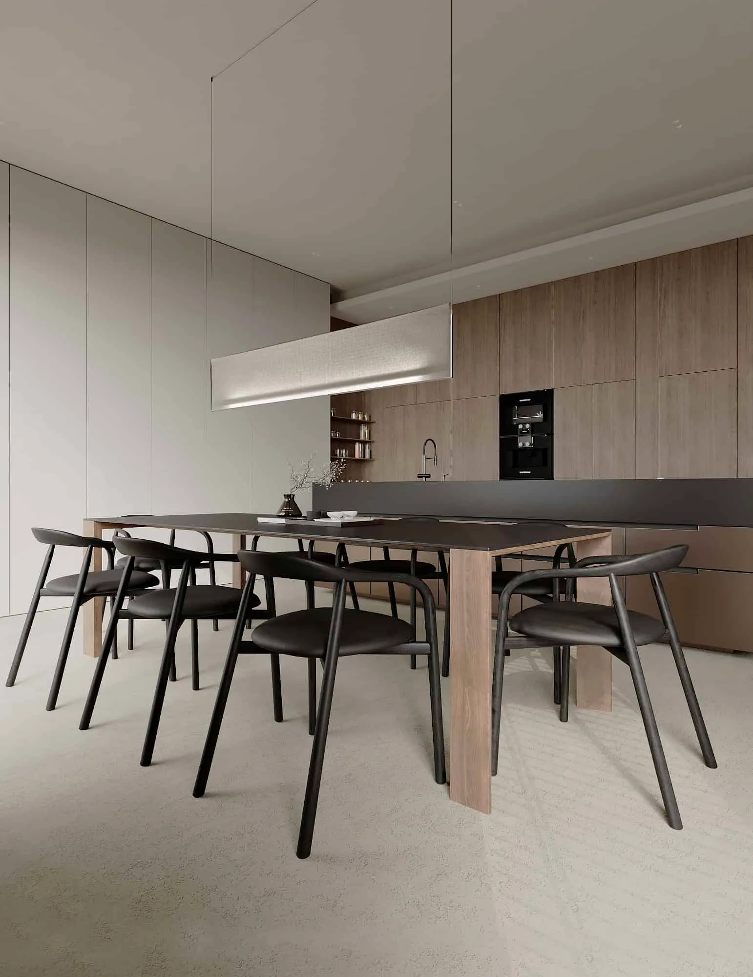 阿拉木图 Kvadrat 建筑师的公寓设计：现代生活的放松内饰