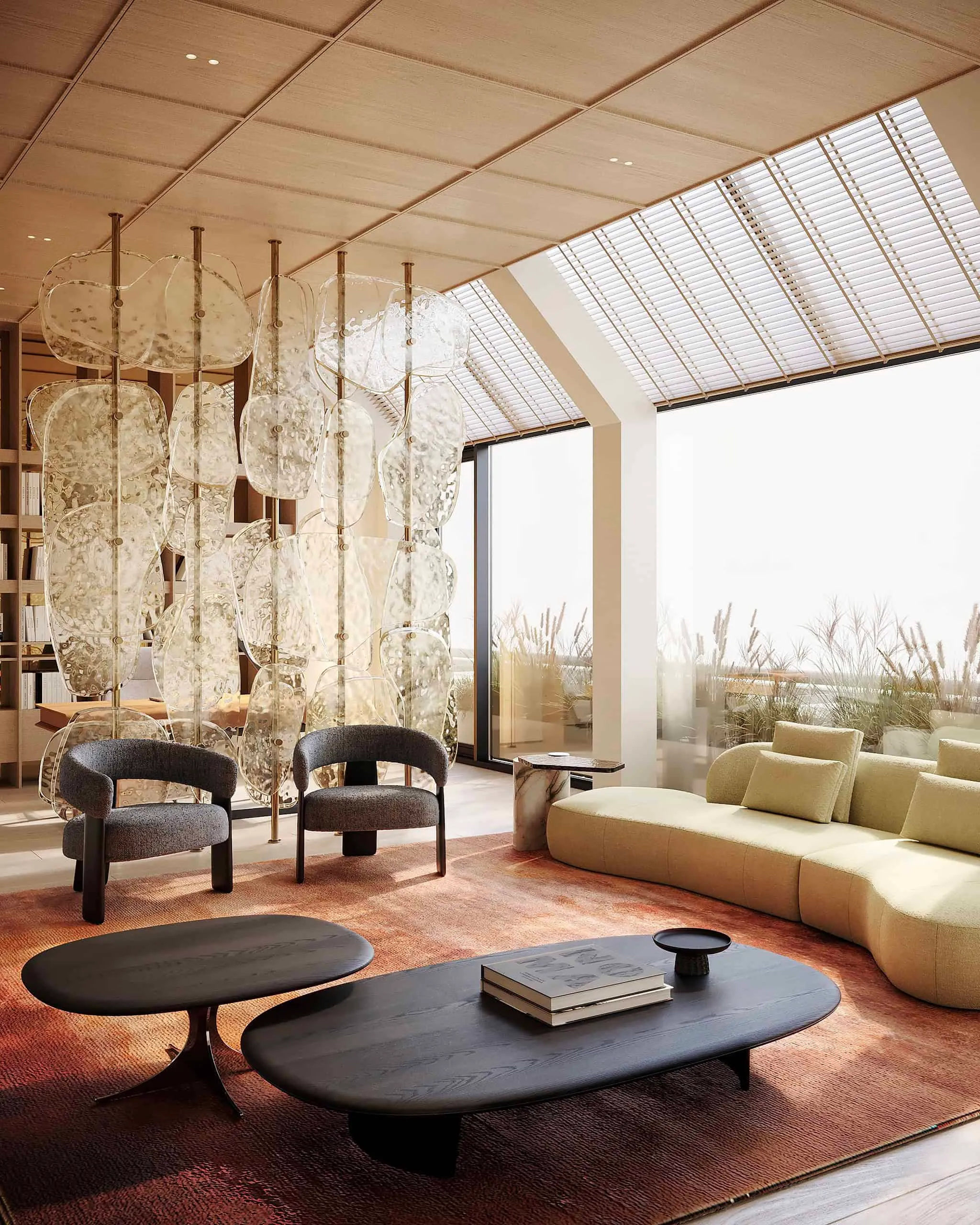 莫斯科Kerimov Architects设计的两层公寓：温暖极简主义研究