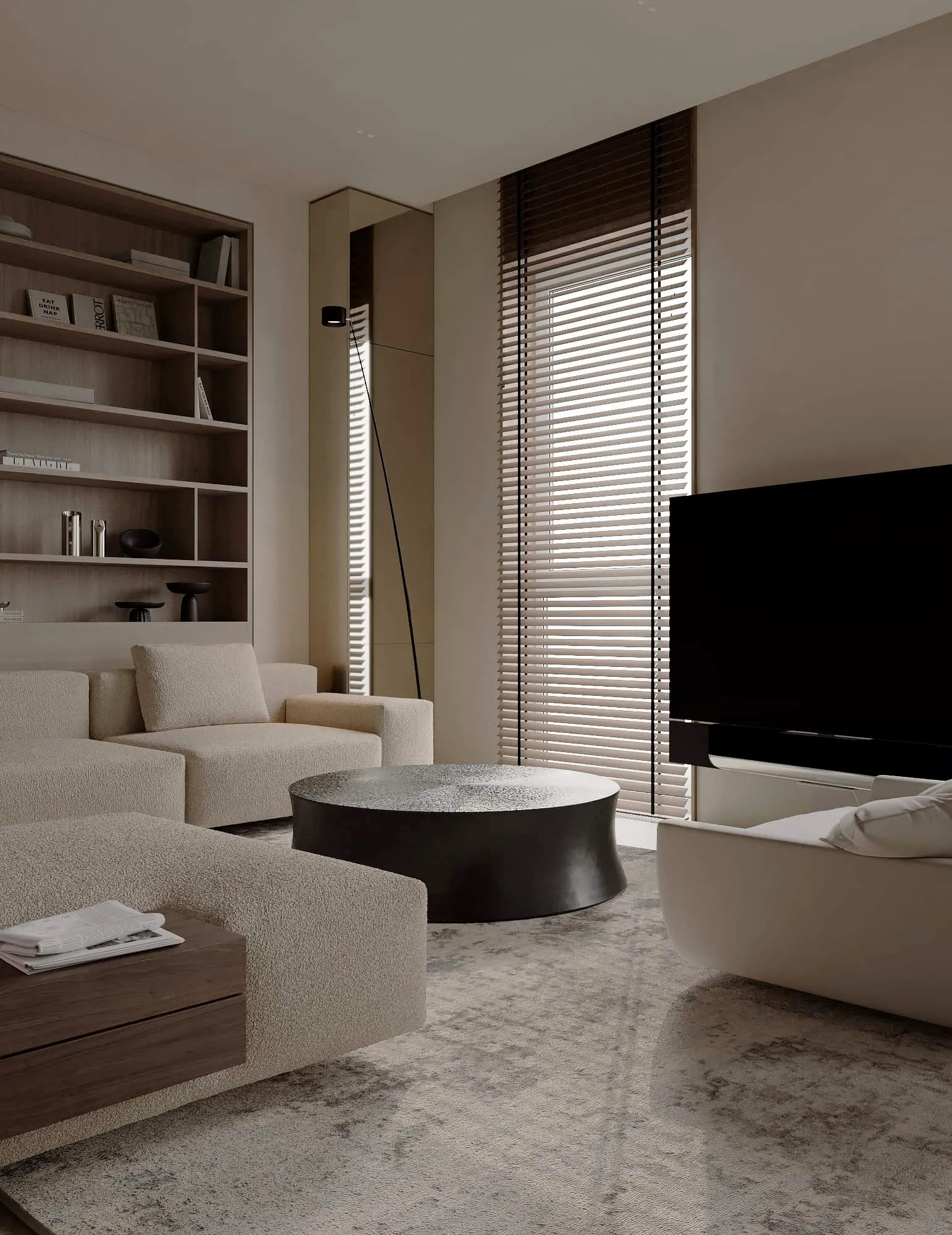 阿拉木图 Kvadrat 建筑师的公寓设计：现代生活的放松内饰