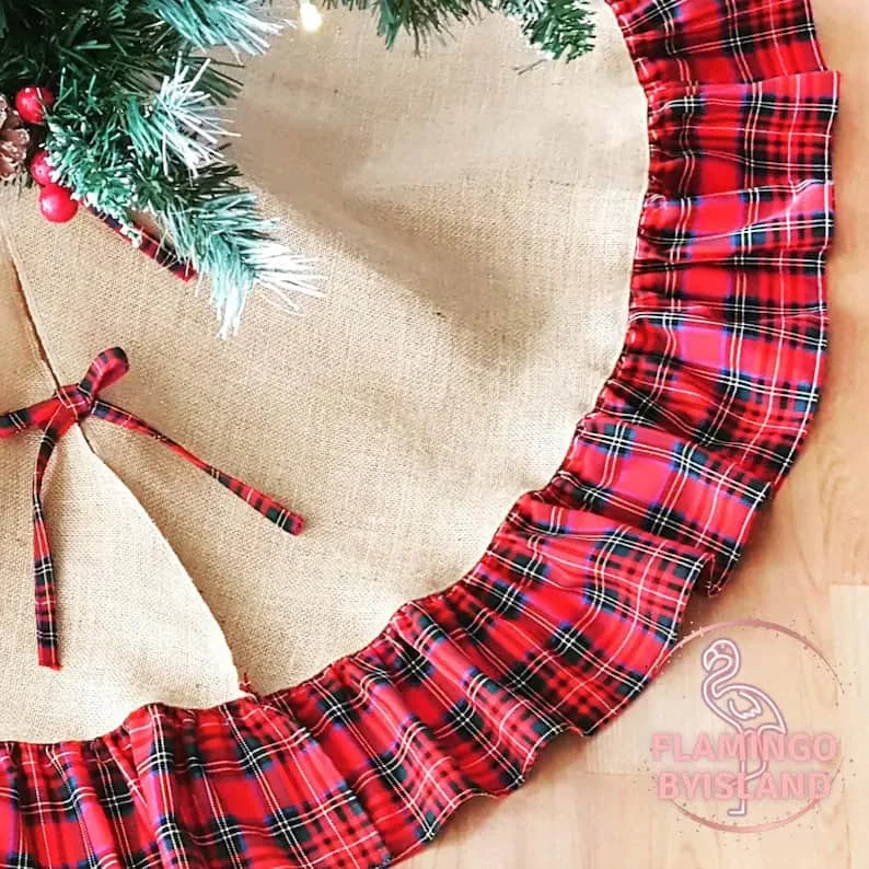 Layered Tree Skirts for Added Dimension