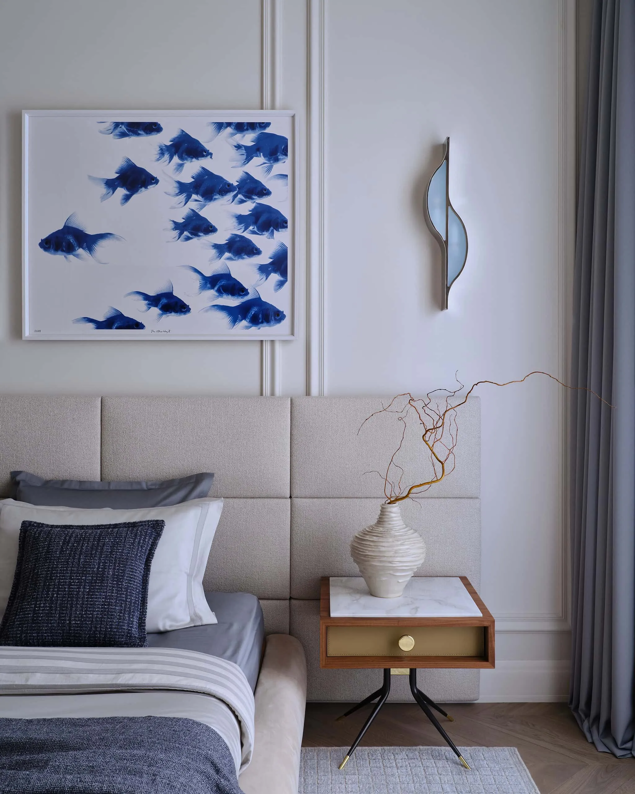 法式优雅与美式舒适在莫斯科公寓中的完美融合，由Simple Interiors设计