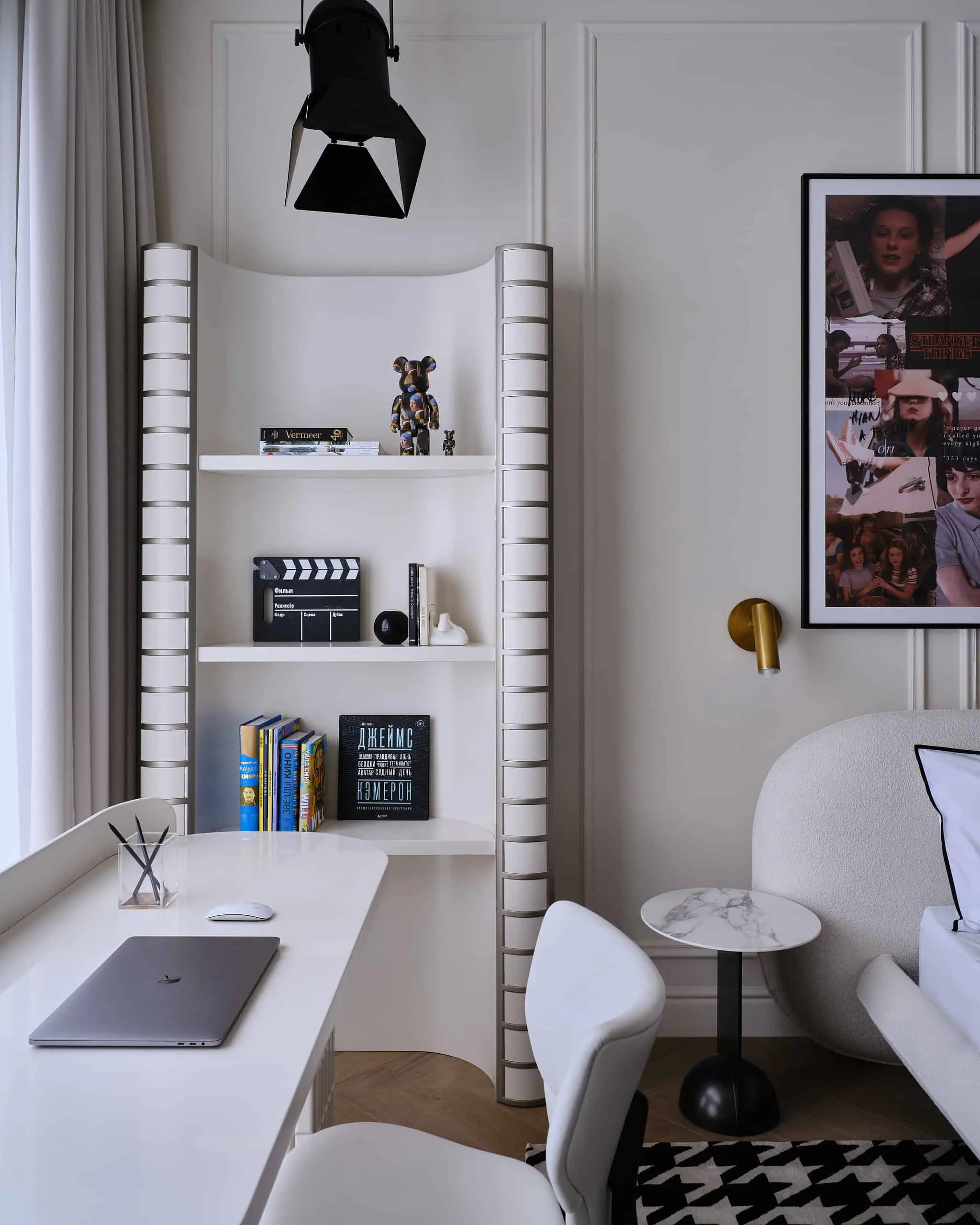 法式优雅与美式舒适在莫斯科公寓中的完美融合，由Simple Interiors设计