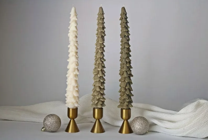 Candles as Centerpieces for Holiday Dining