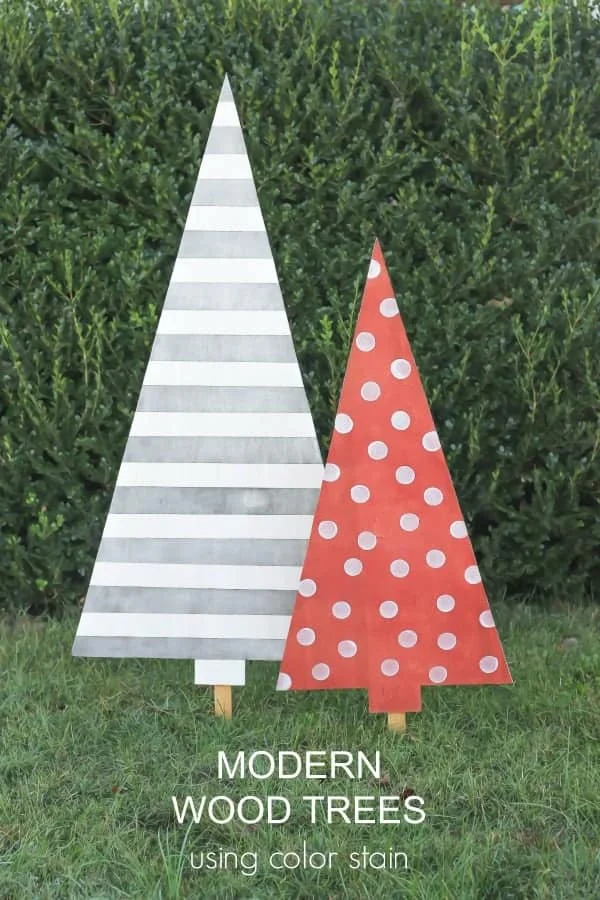 Árboles navideños divertidos hechos a mano