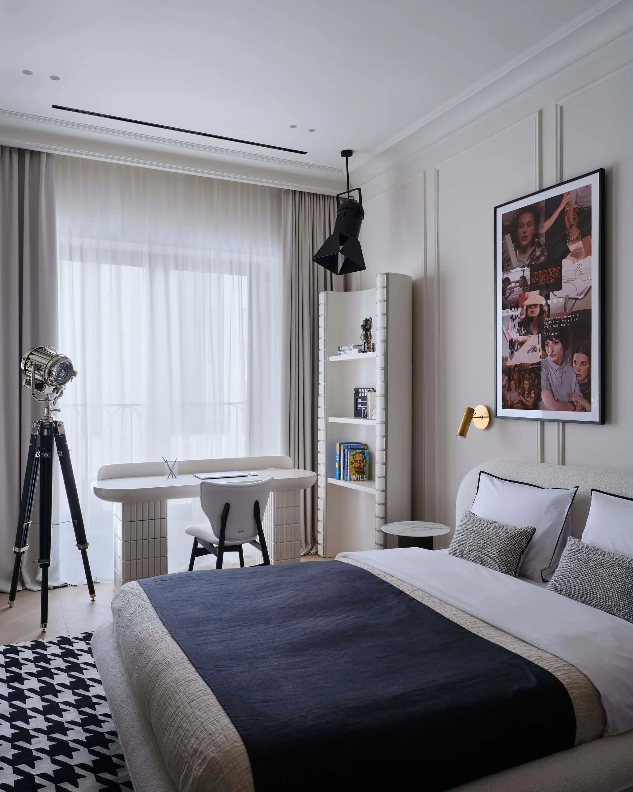 法式优雅与美式舒适在莫斯科公寓中的完美融合，由Simple Interiors设计