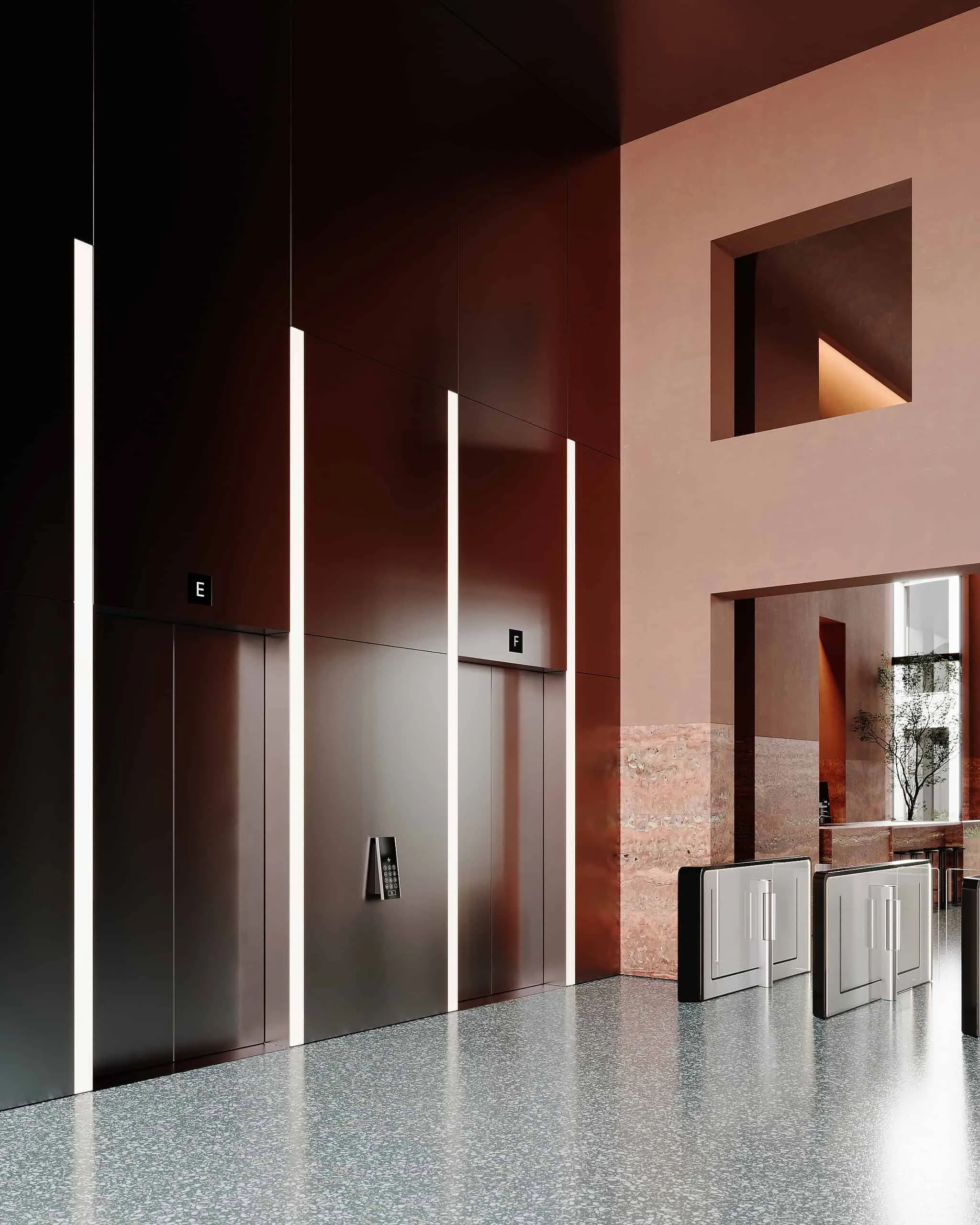 FRAME办公大厅由Babayants建筑事务所设计——莫斯科公共空间的重新定义