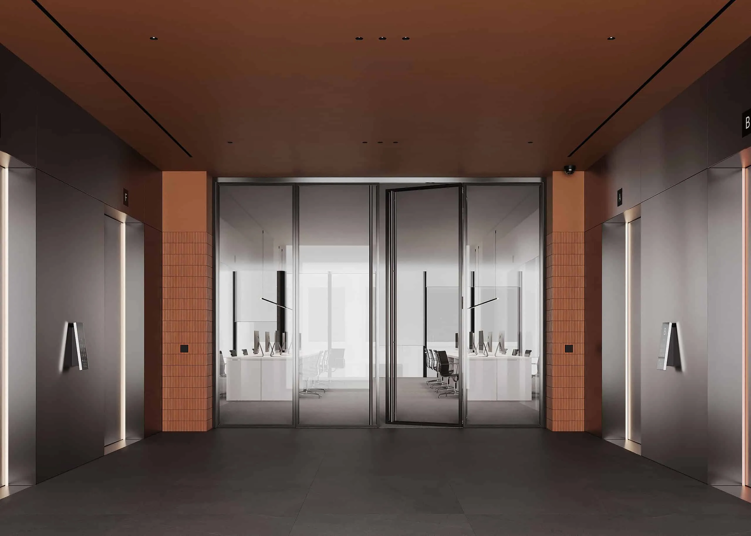 FRAME办公大厅由Babayants建筑事务所设计——莫斯科公共空间的重新定义