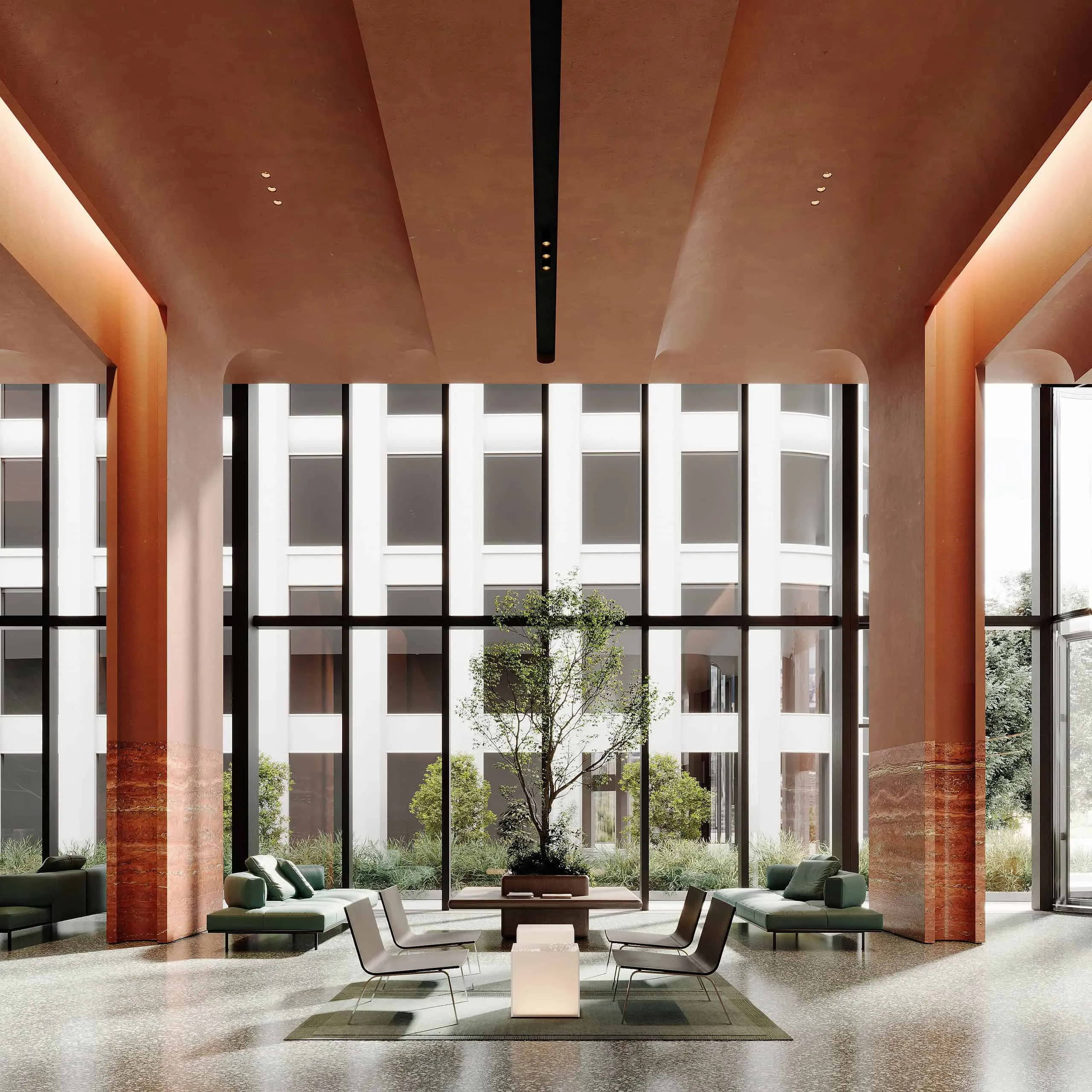 FRAME办公大厅由Babayants建筑事务所设计——莫斯科公共空间的重新定义