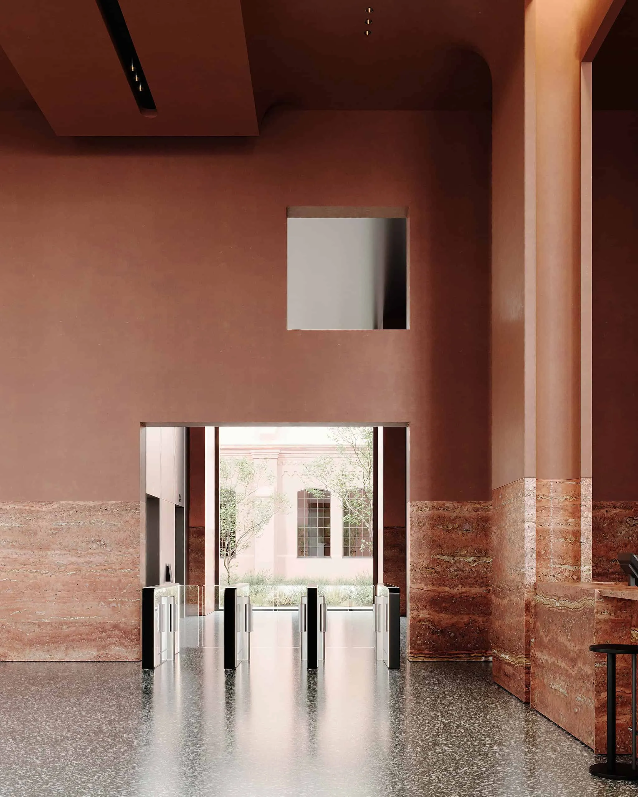 FRAME办公大厅由Babayants建筑事务所设计——莫斯科公共空间的重新定义