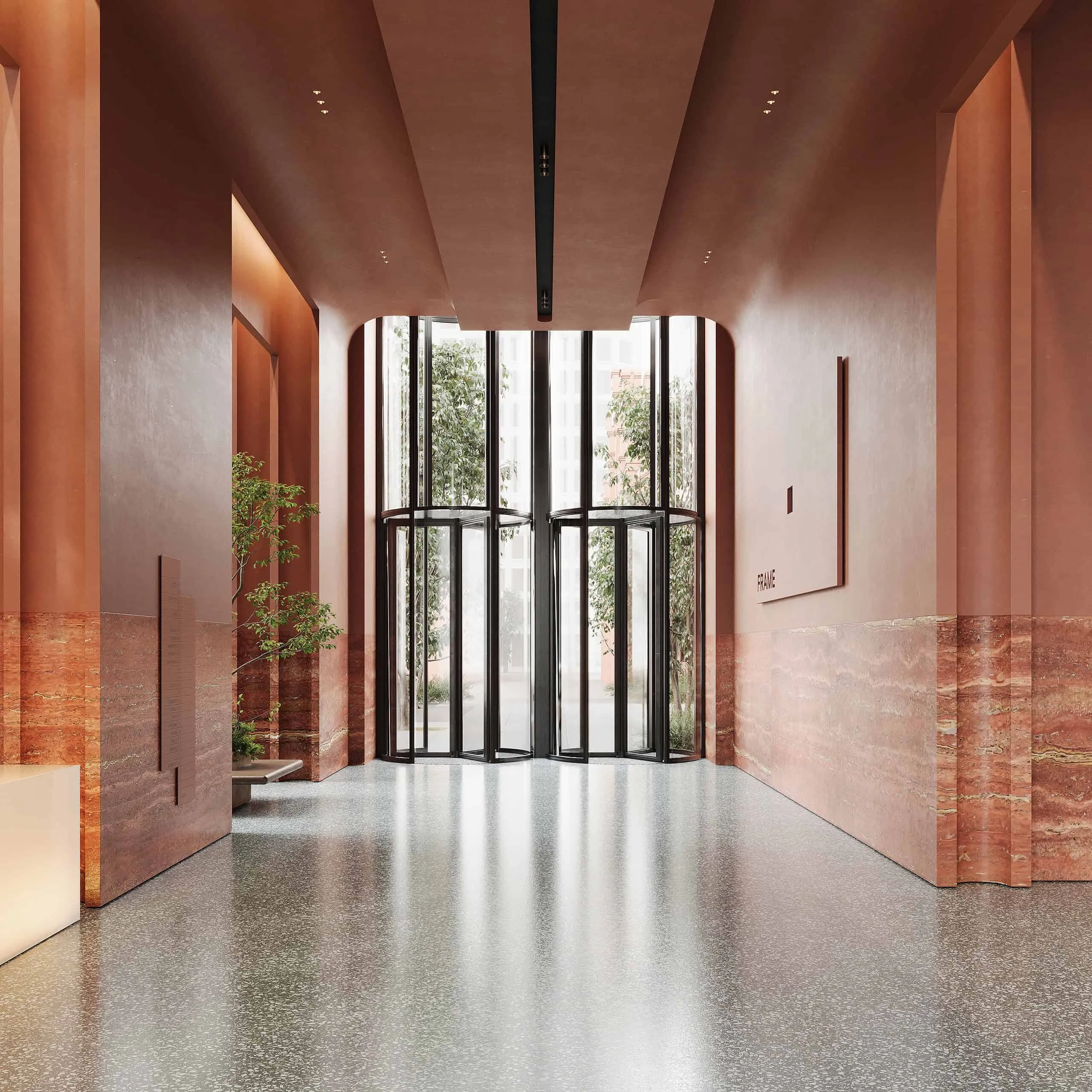 FRAME办公大厅由Babayants建筑事务所设计——莫斯科公共空间的重新定义