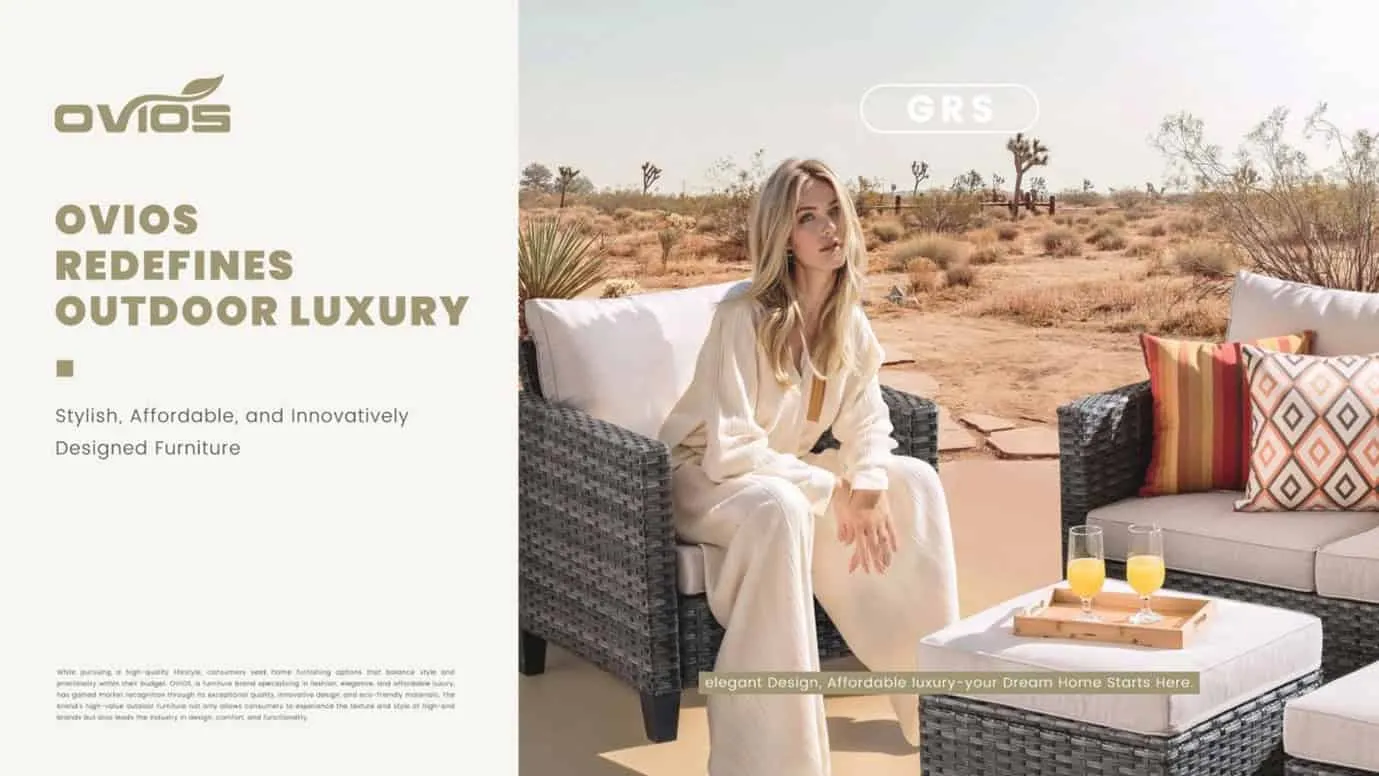 OVIOS Redefines Luxury Outdoor Living: Stylish, Budget-Friendly & Innovatively Designed Furniture