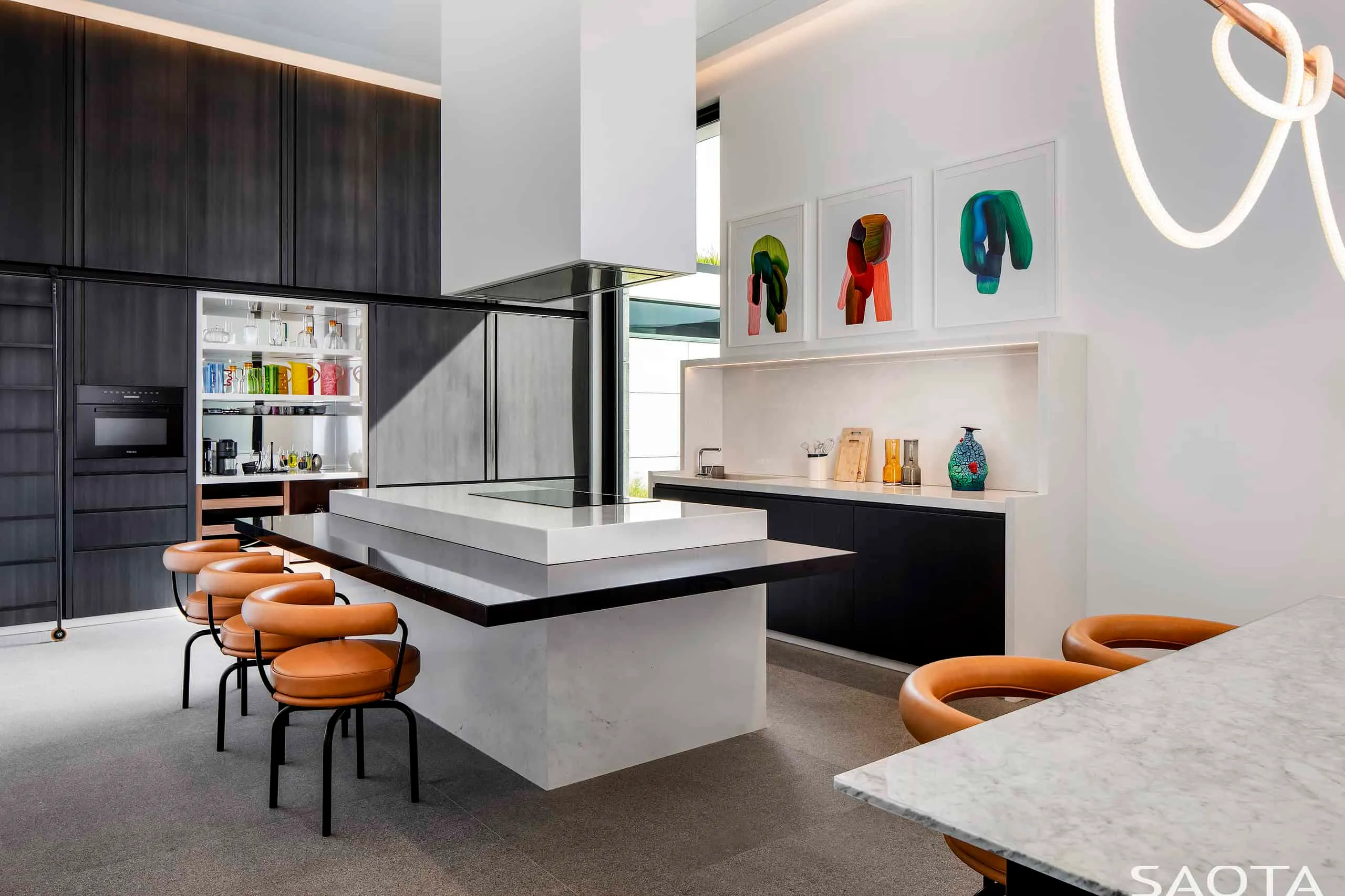 阿比让湖畔别墅由SAOTA设计：现代主义与自然的融合