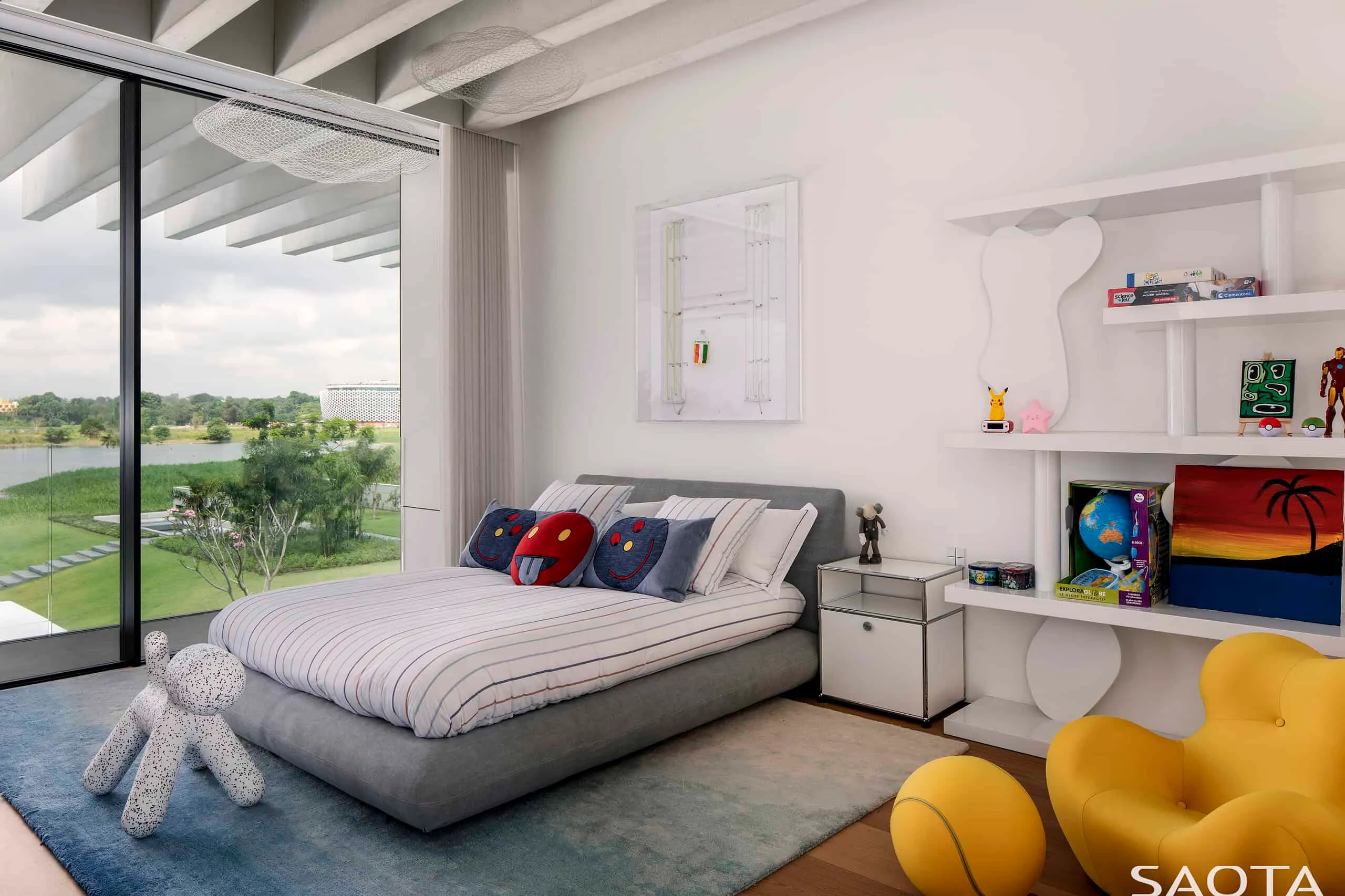 阿比让湖畔别墅由SAOTA设计：现代主义与自然的融合