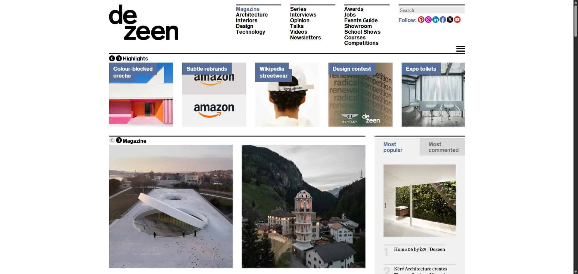 21个最佳建筑网站，为建筑师和创意总监提供灵感