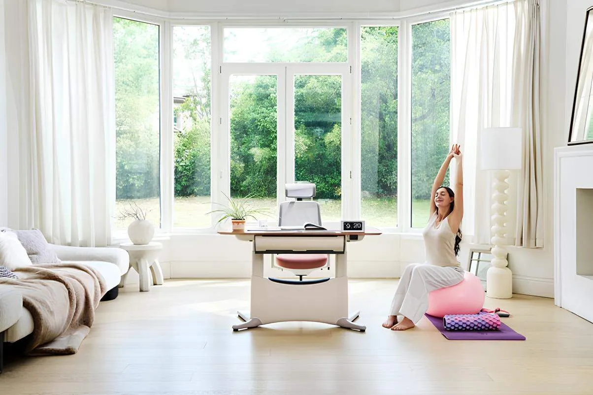 COLAMY 推出 LumiDesk：智能人体工学桌，适用于现代办公空间