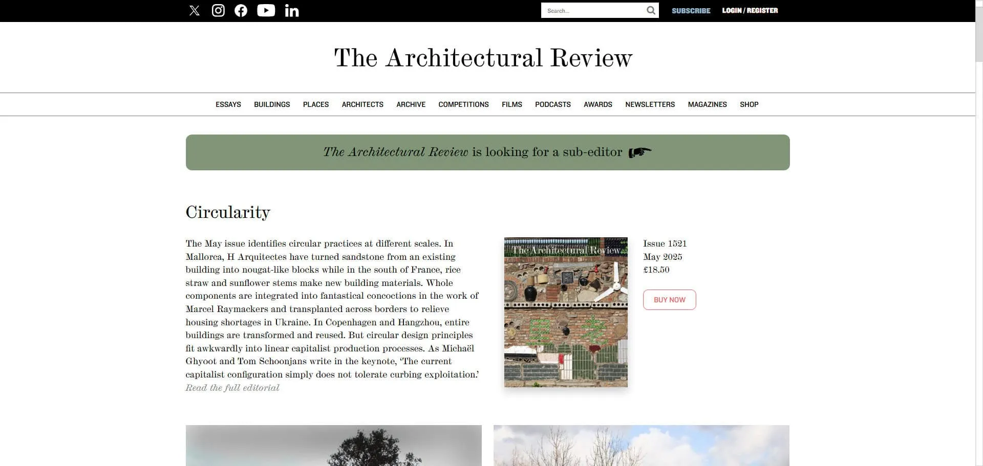 21个最佳建筑网站，为建筑师和创意总监提供灵感