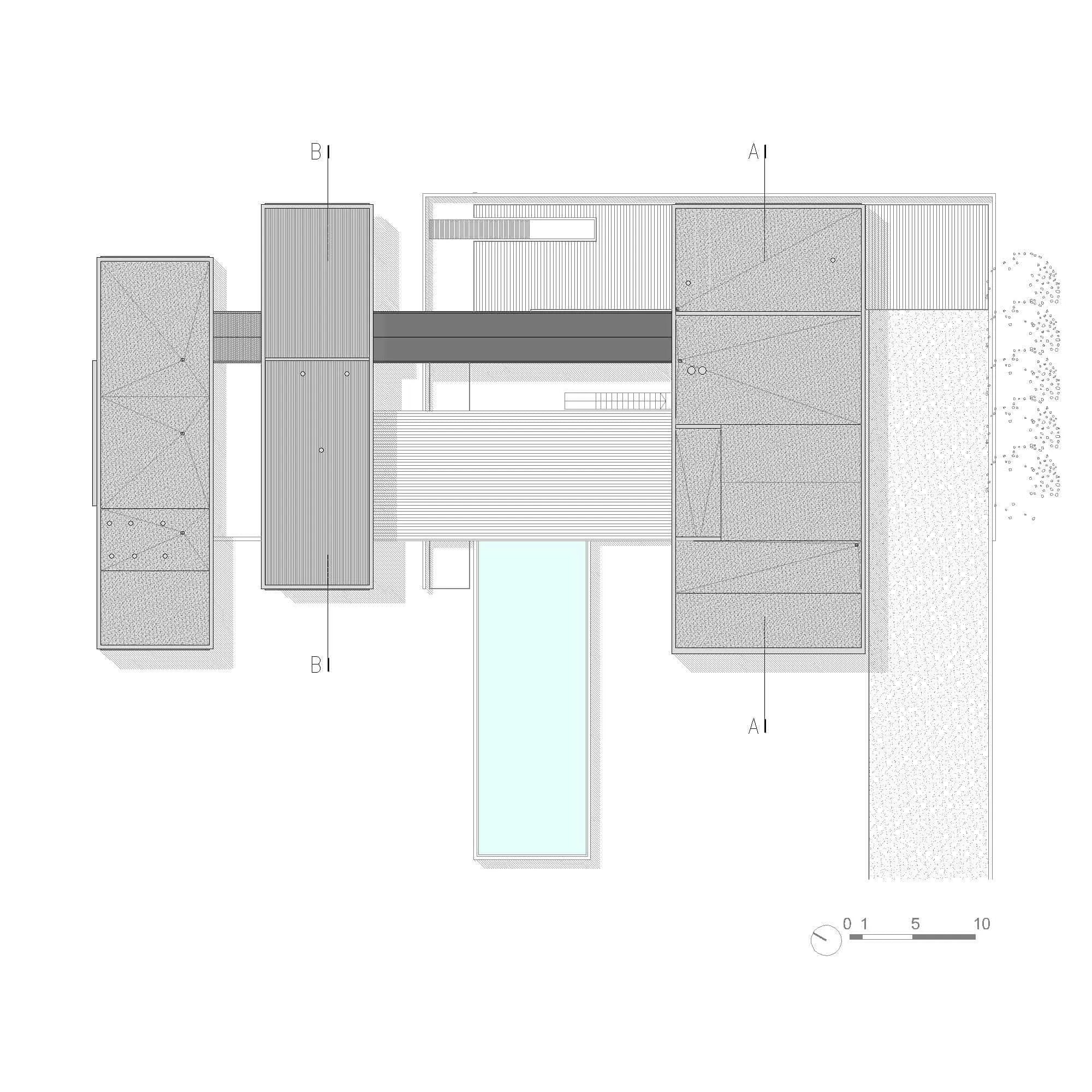 AV House由A4estudio设计：门多萨的雕塑混凝土避难所