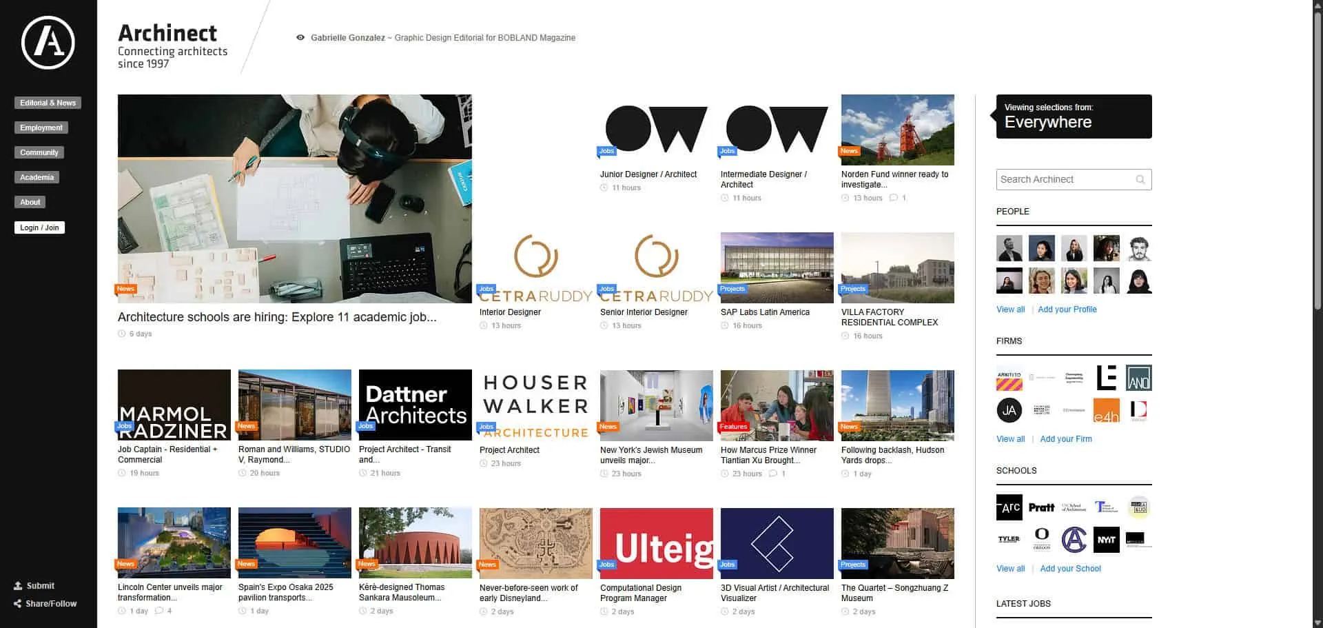 21个最佳建筑网站，为建筑师和创意总监提供灵感