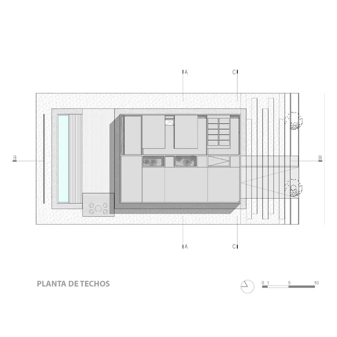 AV House由A4estudio设计：门多萨的雕塑混凝土避难所