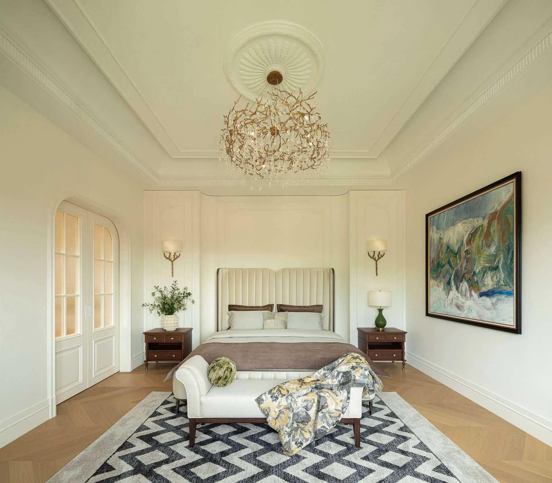 Crepuscule Manor 由 BDSD Boundless Design 设计 —— 东莞主卧室全景