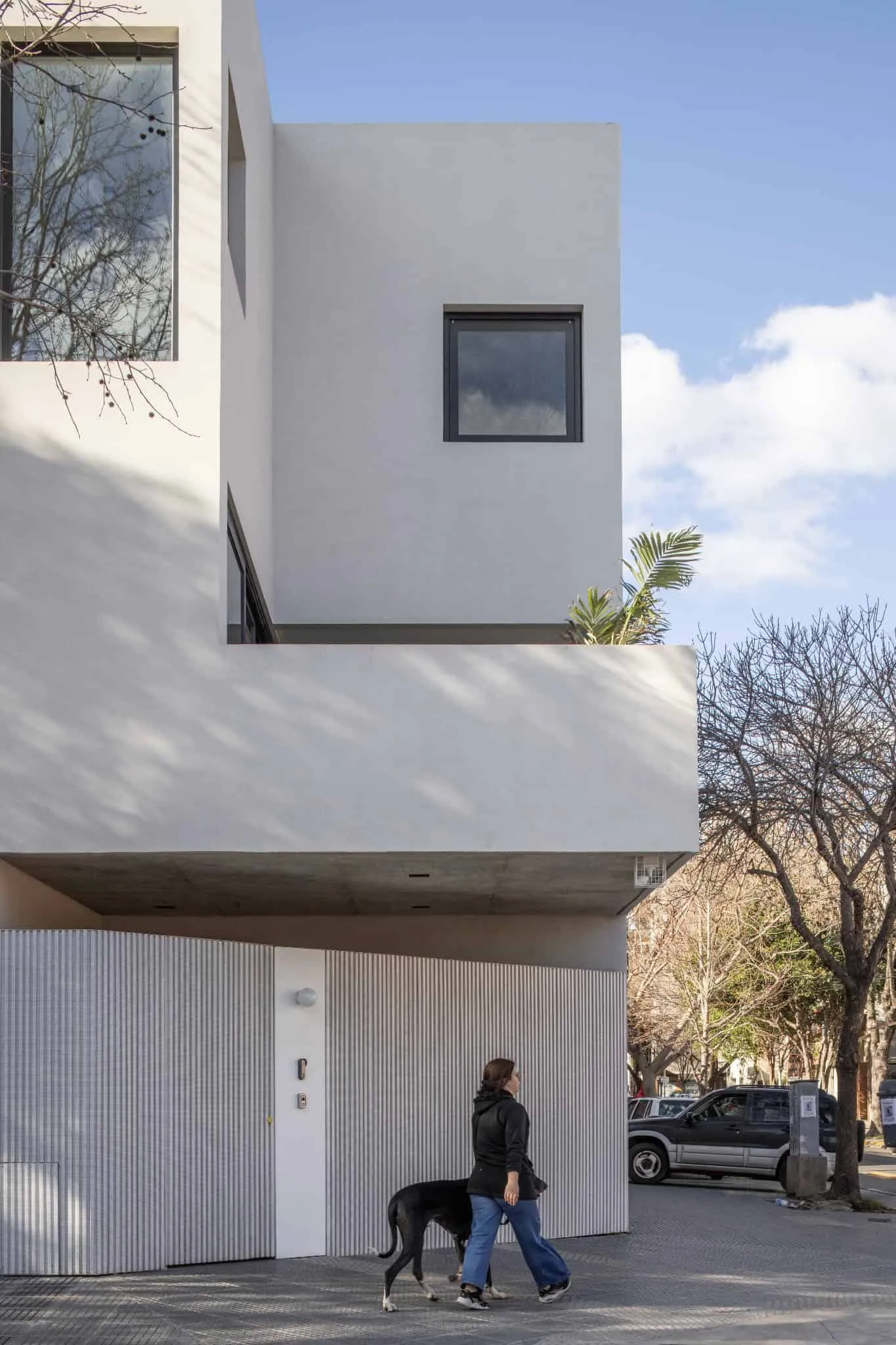 OADD Arquitectos设计的曼努э拉·佩德拉斯住宅——转角透视图，乌尔基萨区，布宜诺斯艾利斯