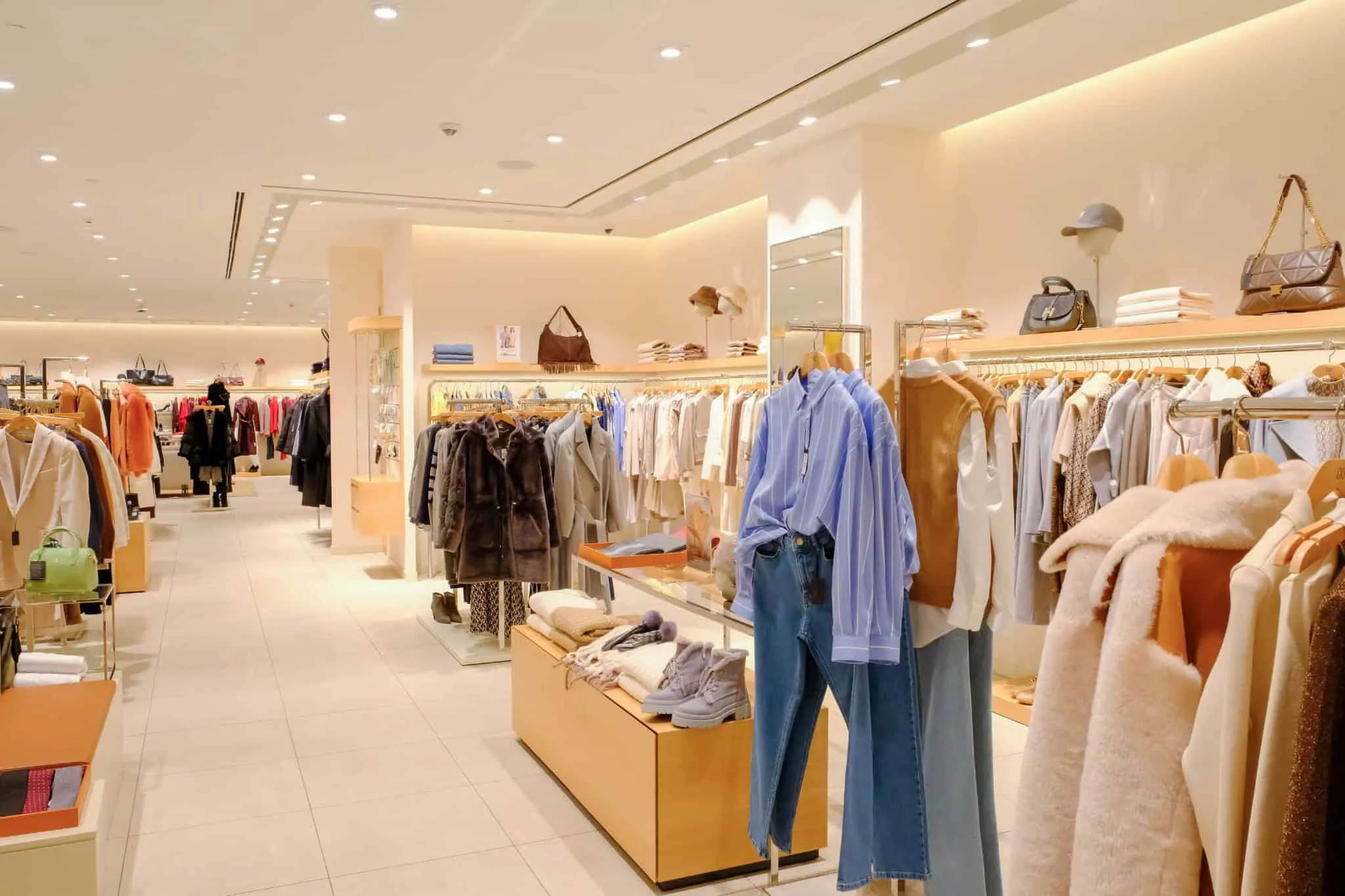 Side interior view of NetWork Stores by Boytorun Architects in Turkey