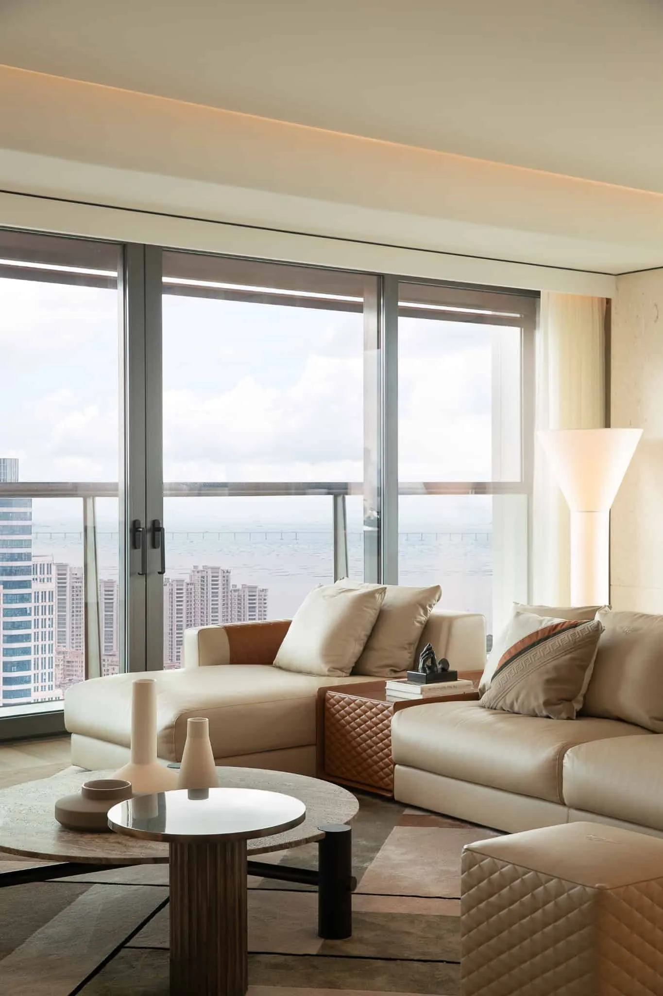 Azure Heights living sofa coffee table by BDSD Boundless Design, Shenzhen, China