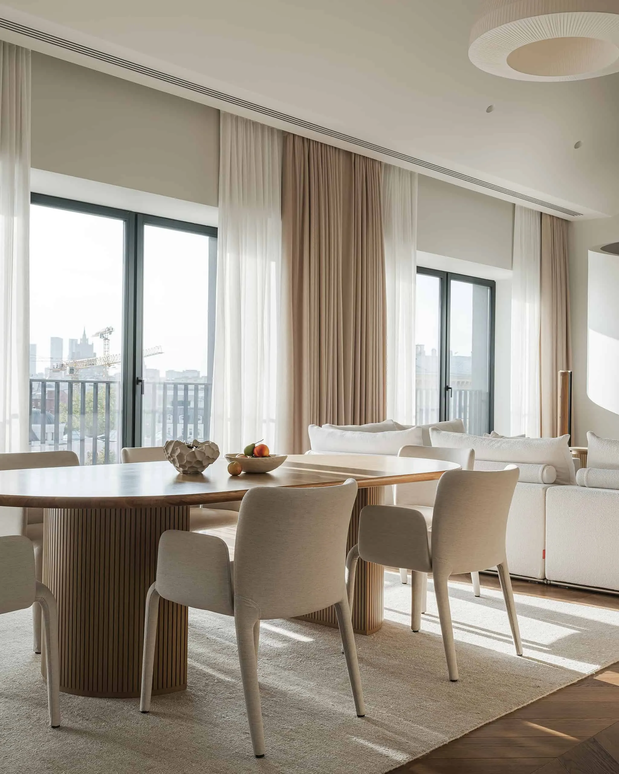 Penthouse in the Clouds Nain Residence by KNKO Architecture Studio — 240 m² Apartment in Moscow