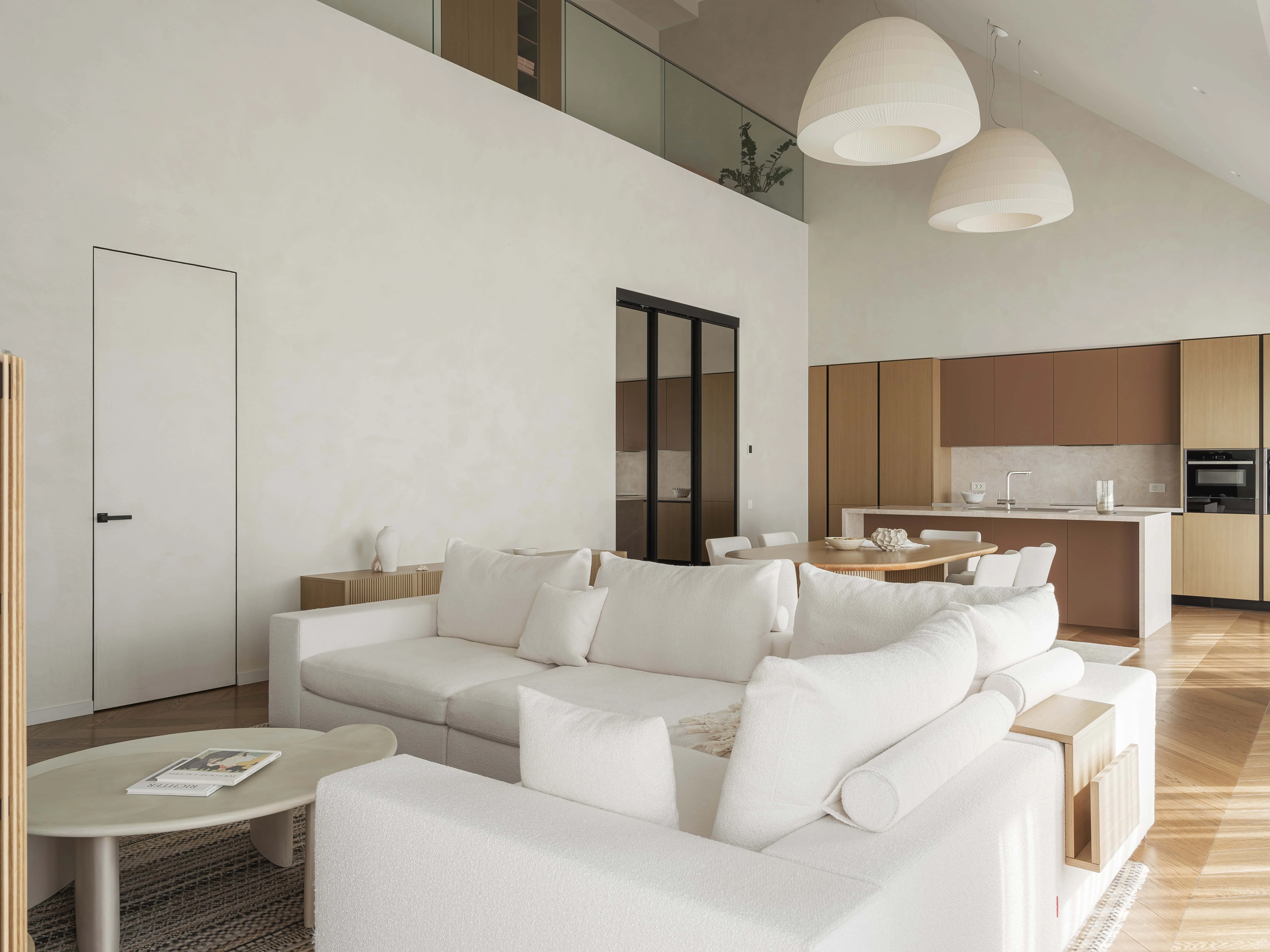 Penthouse in the Clouds Nain Residence by KNKO Architecture Studio — 240 m² Apartment in Moscow