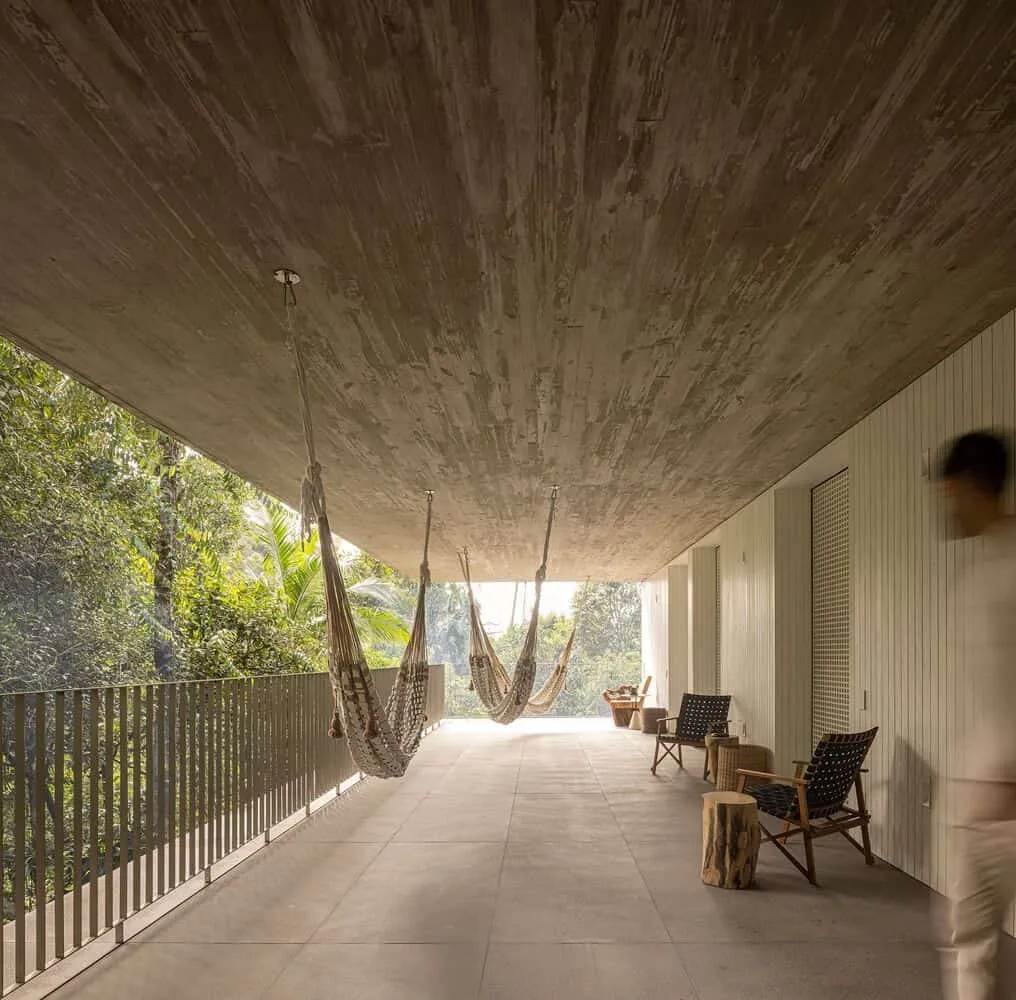 Canopy House by Studio MK27 – hammock balcony with forest view, Guarujá, Brazil