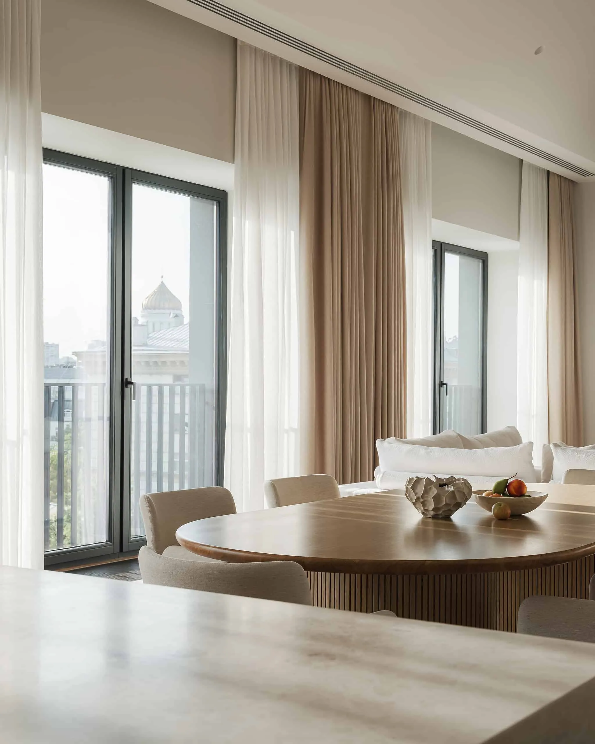 Penthouse in the Clouds Nain Residence by KNKO Architecture Studio — 240 m² Apartment in Moscow