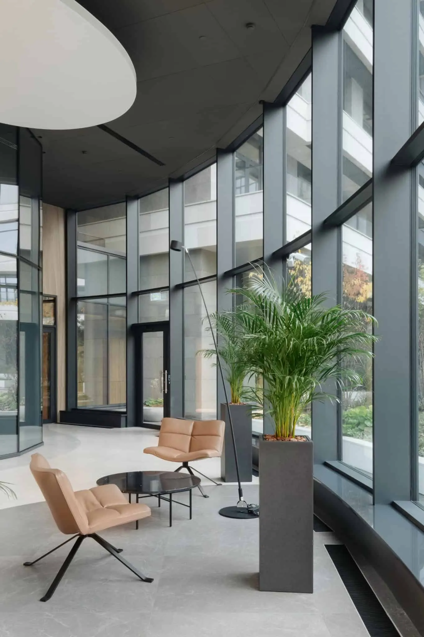 RIVER by VSA.studio, relaxation zone with natural light, Moscow, Russia